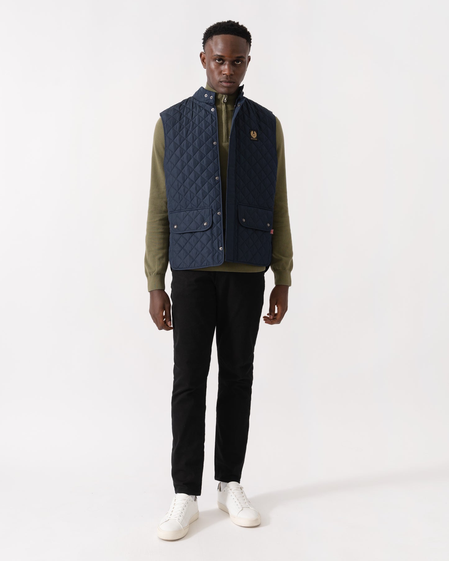 Belstaff Mens Icon Gilet - Dark Ink