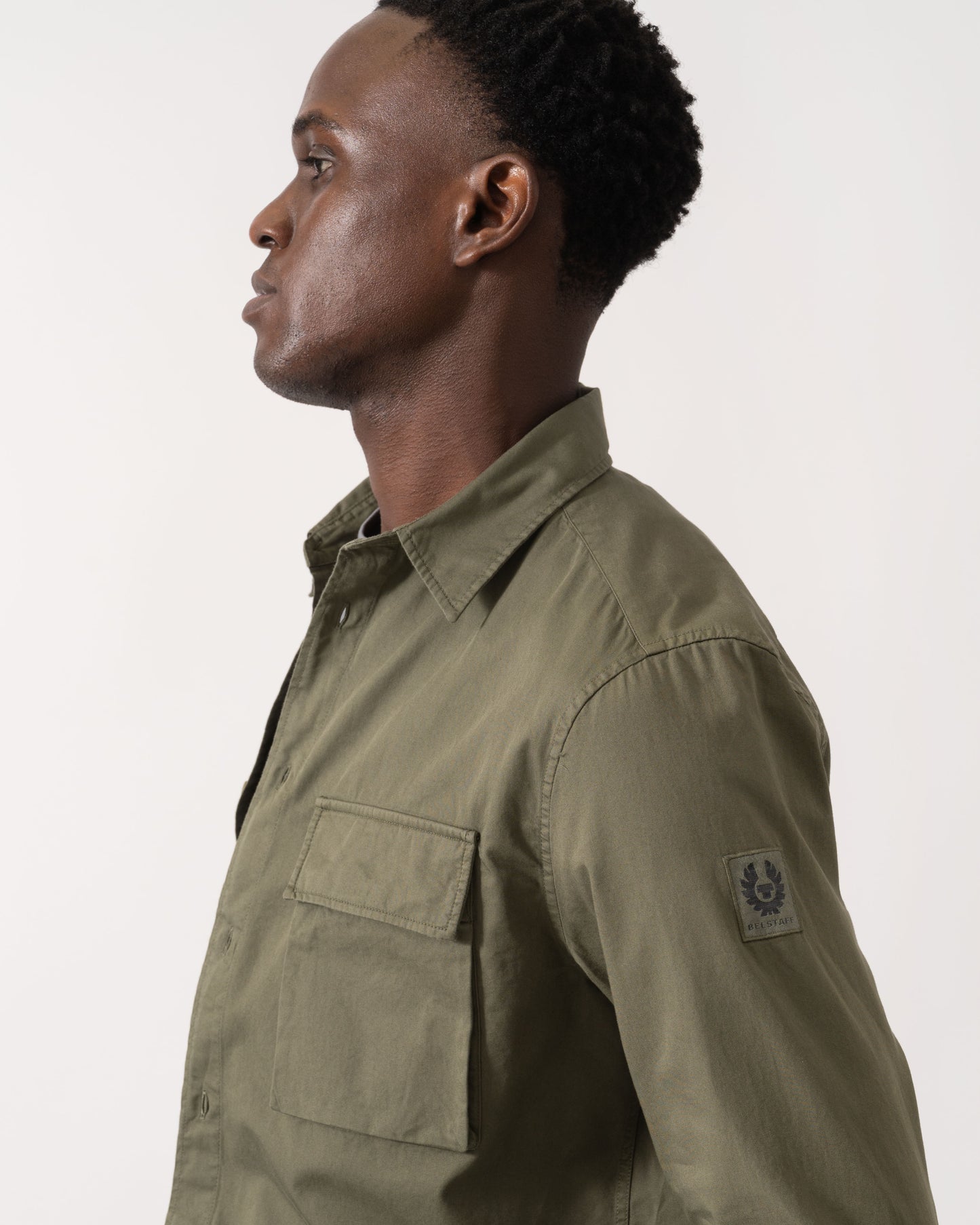 Belstaff Scale Mens Shirt - True Olive