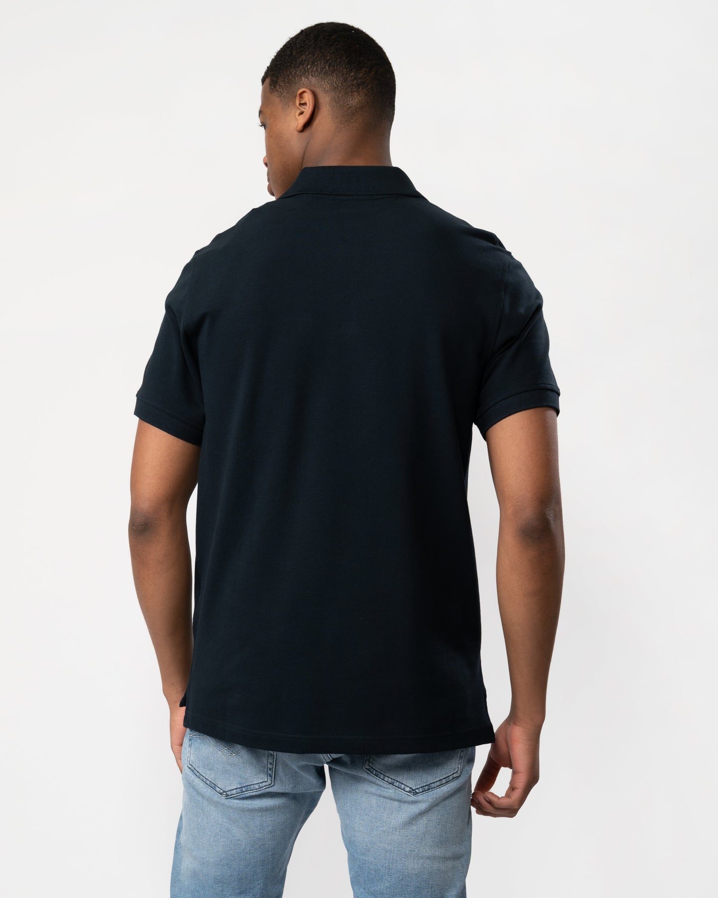 Belstaff Short Sleeved Mens Polo - Dark Ink