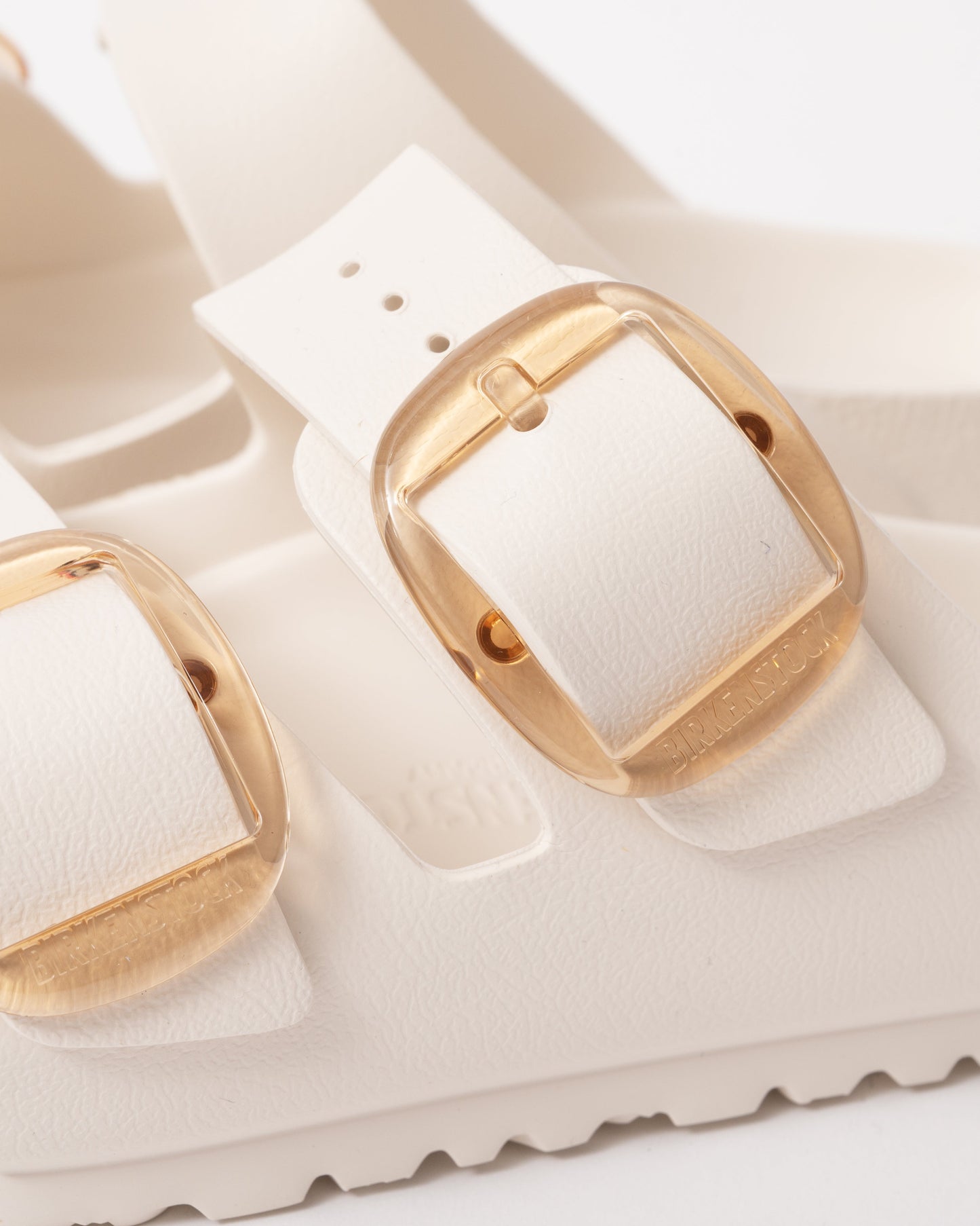 Birkenstock Arizona Big Buckle Womens EVA Sandals - Eggshell