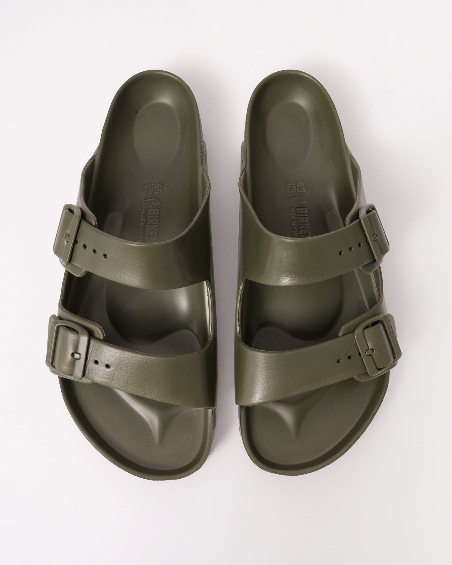 Birkenstock Arizona EVA Mens Slides - Khaki Green