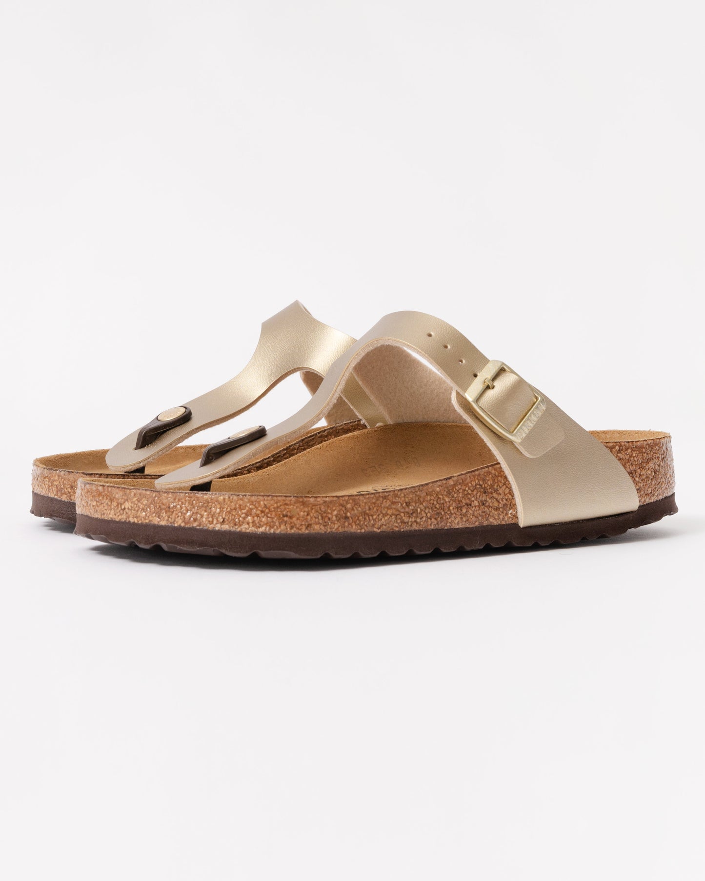 Birkenstock Gizeh Birko-Flor Womens Flip Flop - Gold