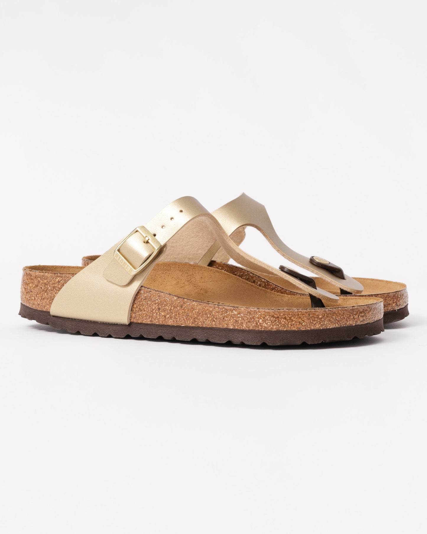 Birkenstock Gizeh Birko-Flor Womens Flip Flop - Gold
