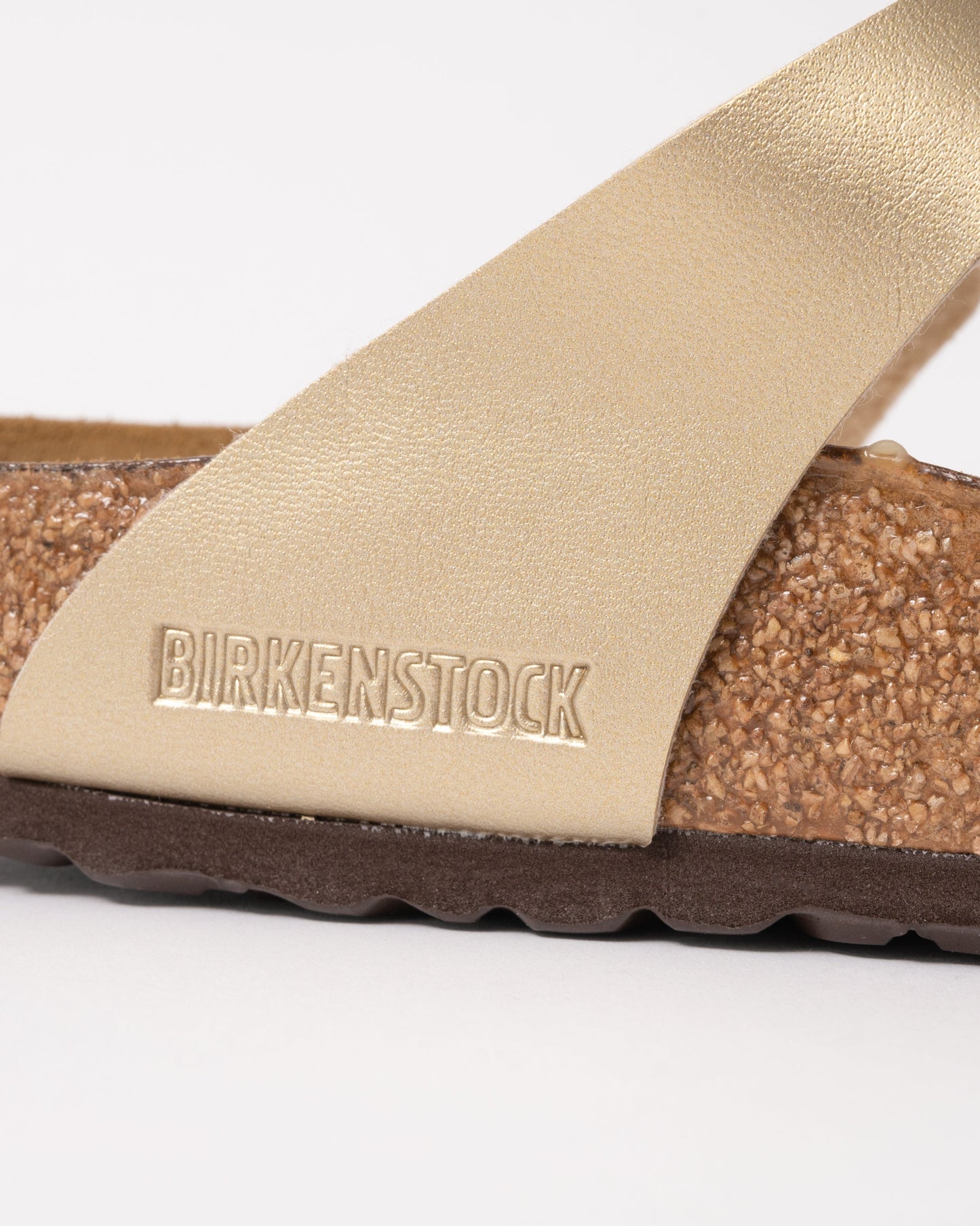 Birkenstock Gizeh Birko-Flor Womens Flip Flop - Gold