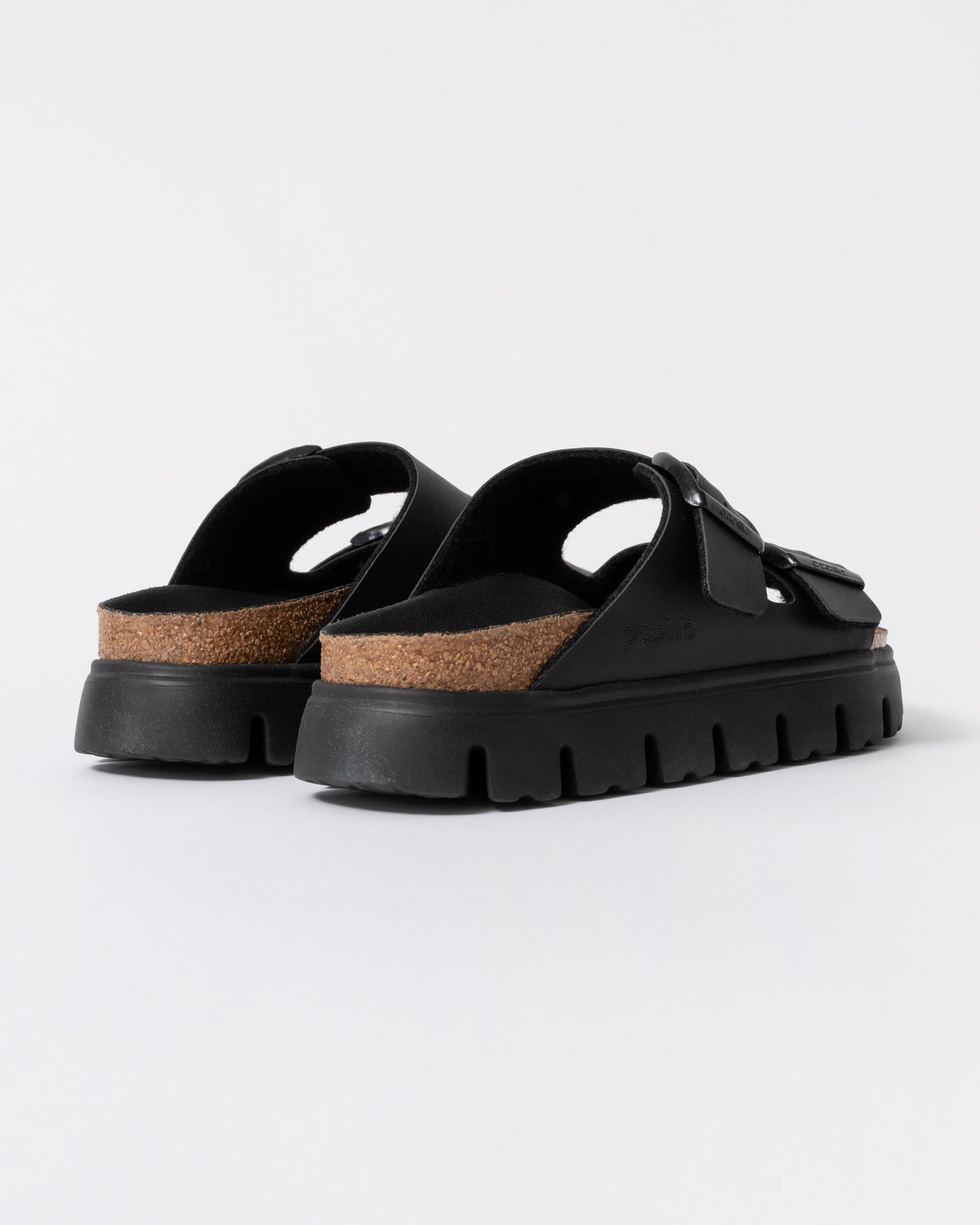 Birkenstock Papillio Arizona Chunky Womens Birko-Flor Sandals - Black/Black