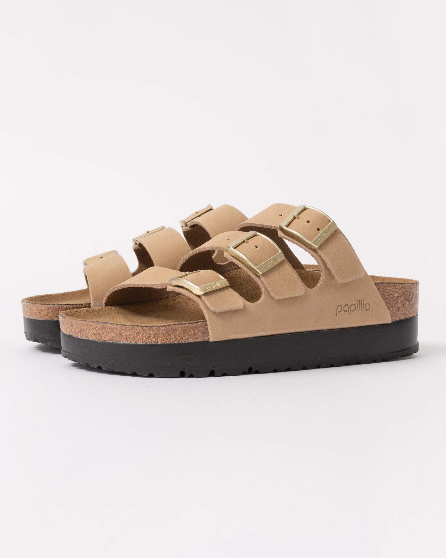 Birkenstock Papillio Florida III Flex Womens Nubuck Platform Sandals