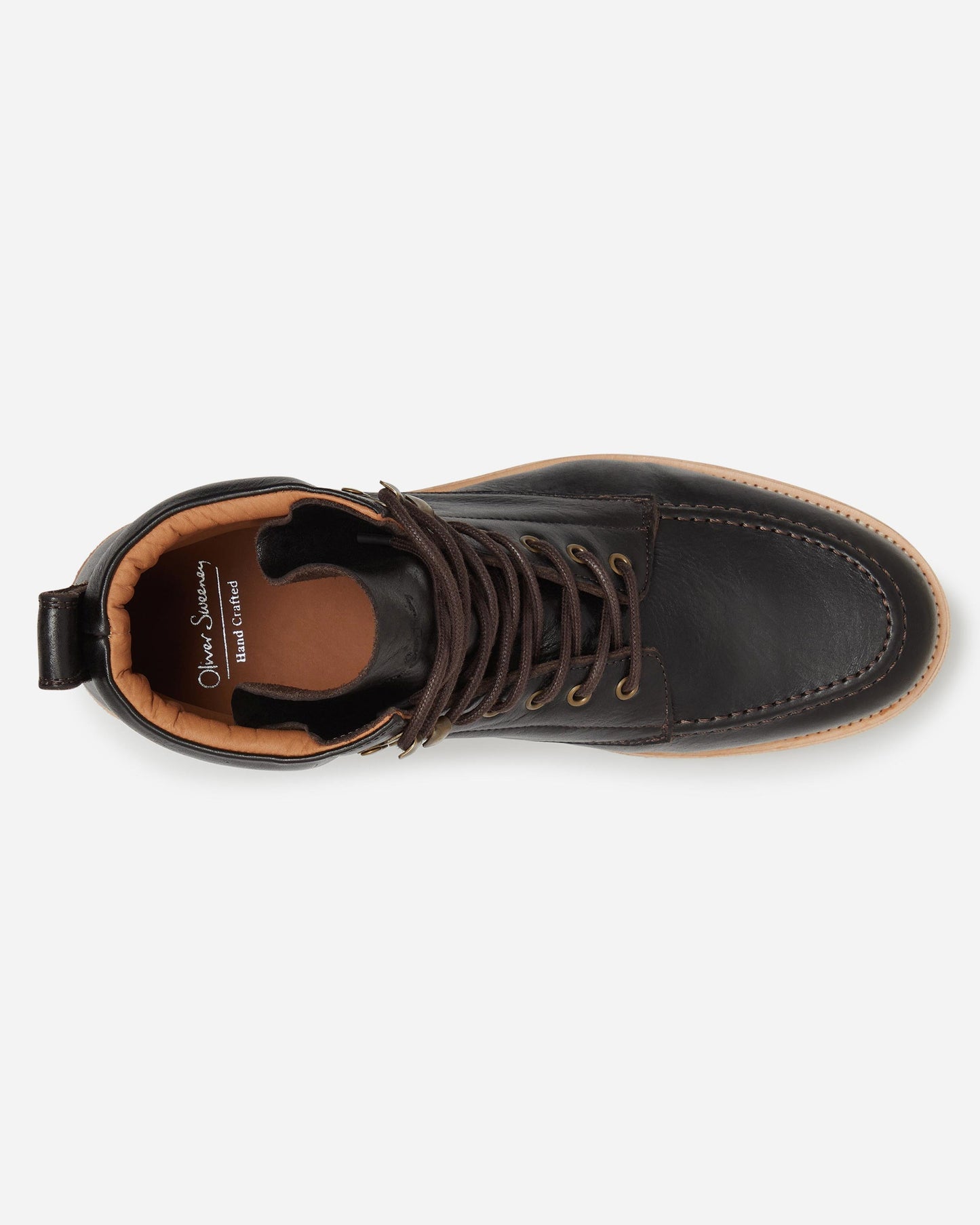 Oliver Sweeney Bolhas Mens Moc Toe Boots - Brown