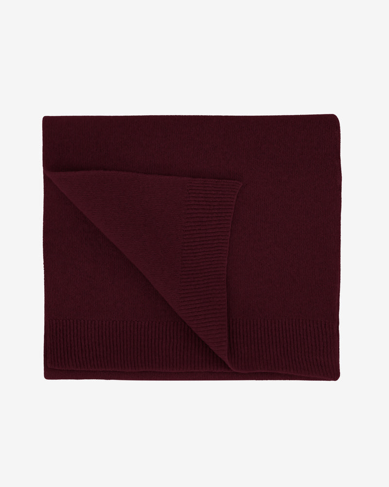 Colorful Standard Merino Wool Scarf - Oxblood Red