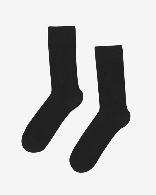 Colorful Standard Mens Classic Organic Socks - Deep Black