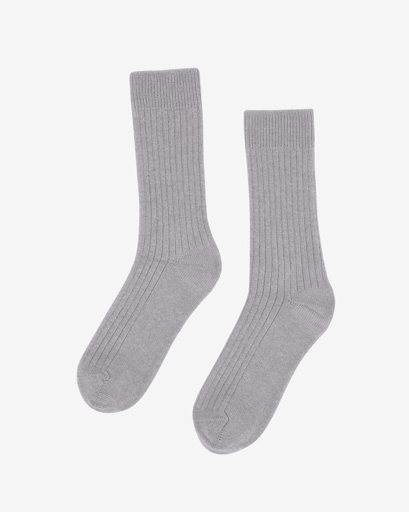 Colorful Standard Mens Merino Wool Blend Socks - Heather Grey