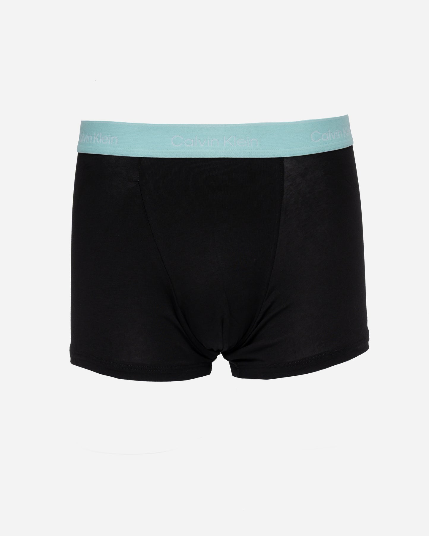 Calvin Klein 3 Pack Icon Cotton Stretch Mens Relaxed Fit Trunks - Black Bodies W/ Tahiti Turquoise/Da