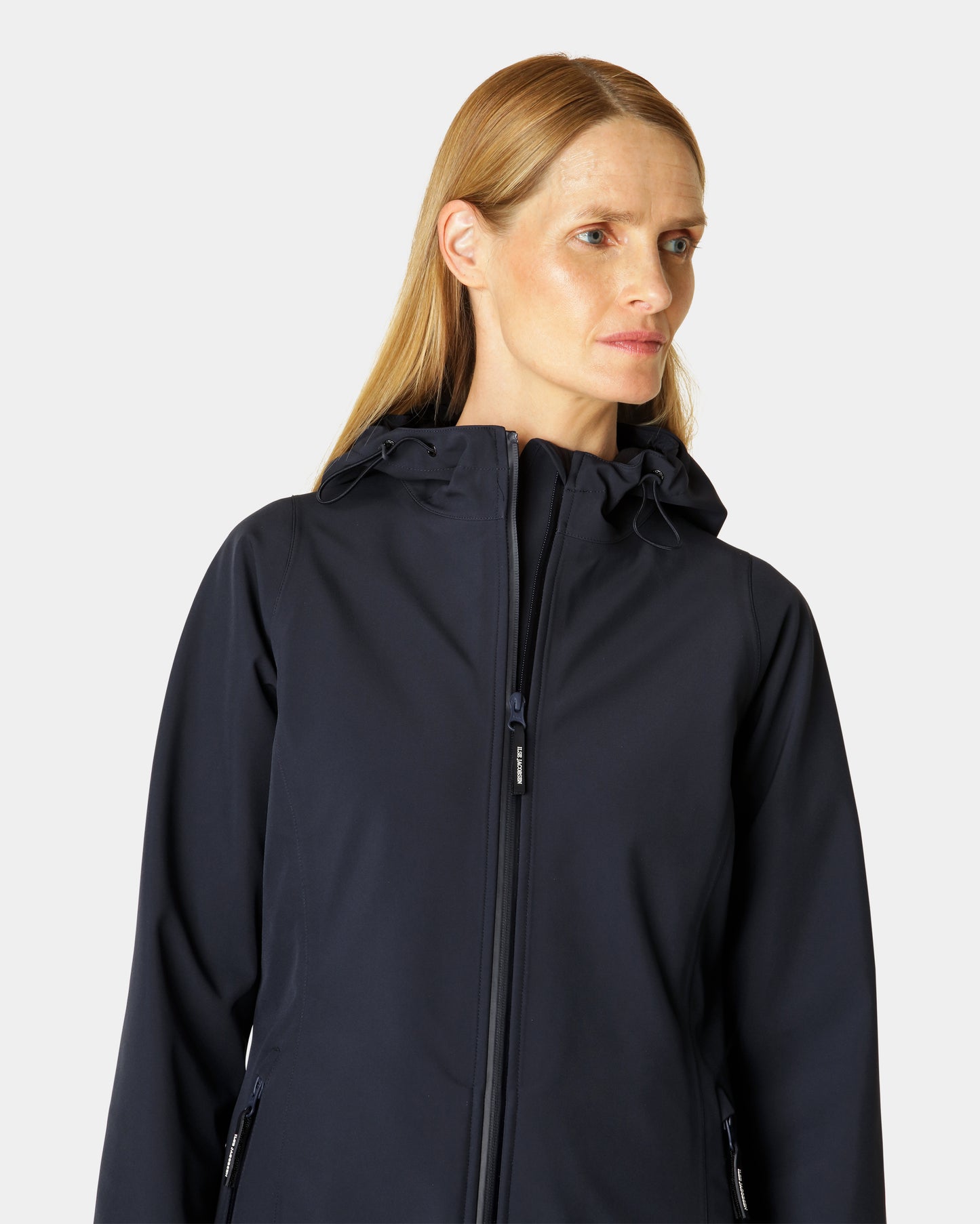 Ilse Jacobsen Daybreak Womens Softshell Raincoat - Dark Indigo 660