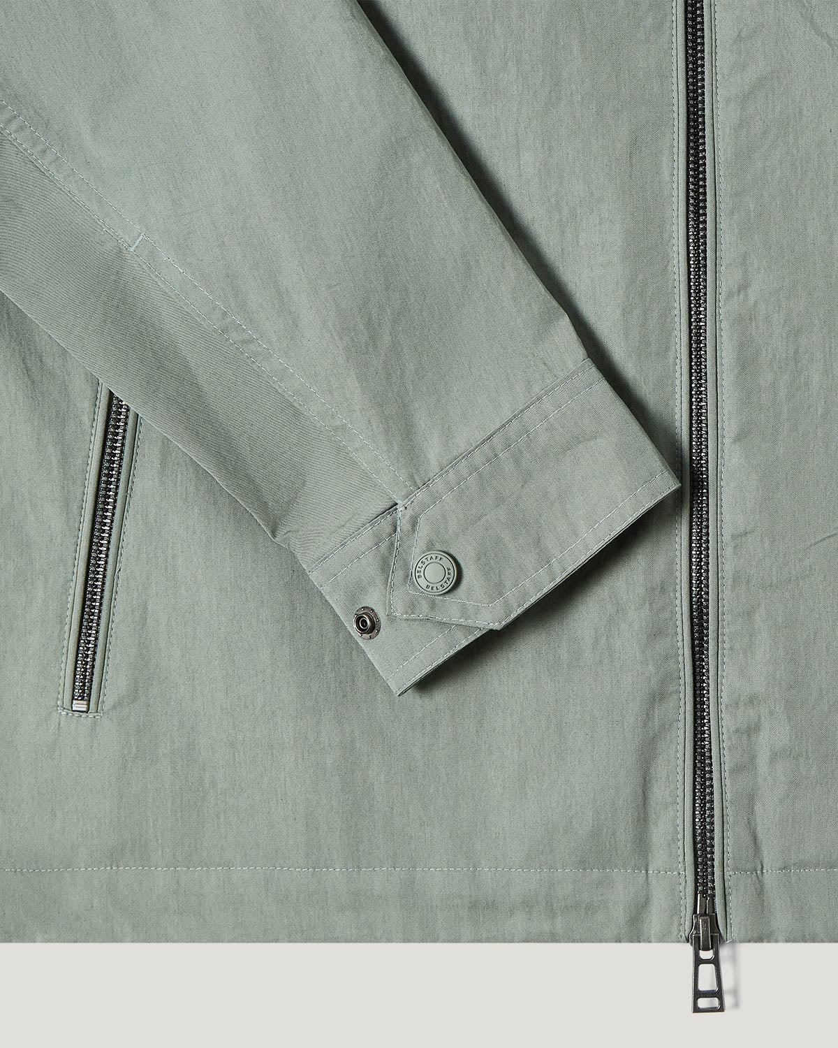 Belstaff Drome Mens Overshirt - Sage Green