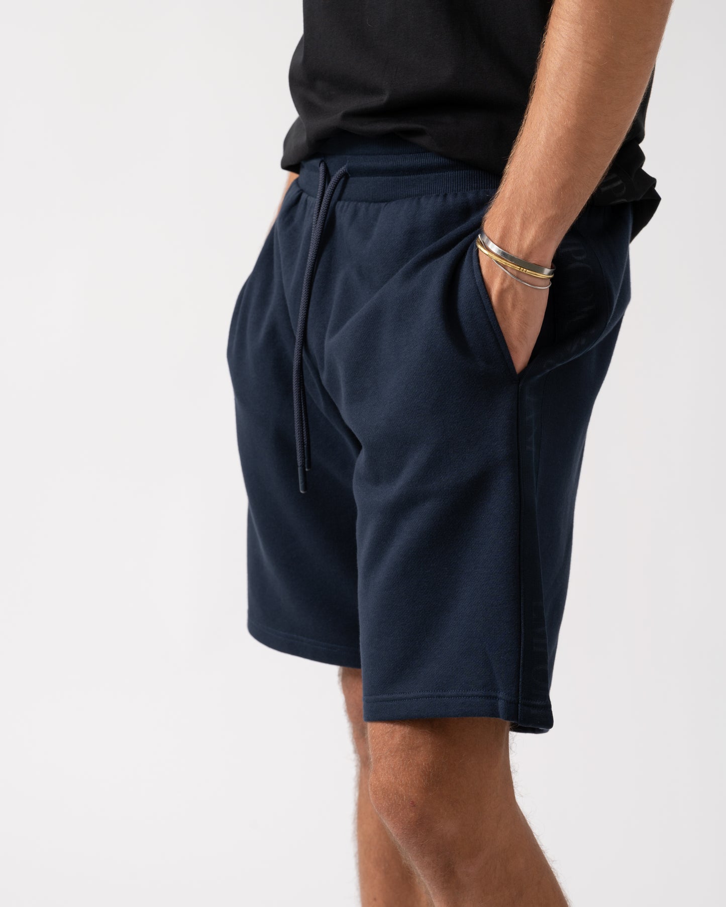 Emporio Armani Mens Loungewear Bermuda Shorts Armani Blue UB102