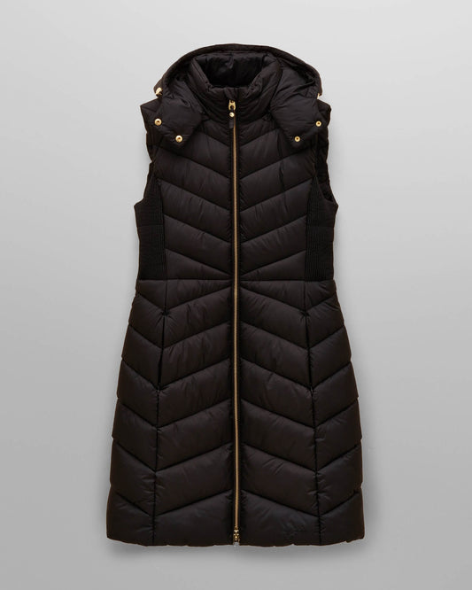 Joules Pembury Womens Long Gilet - Black