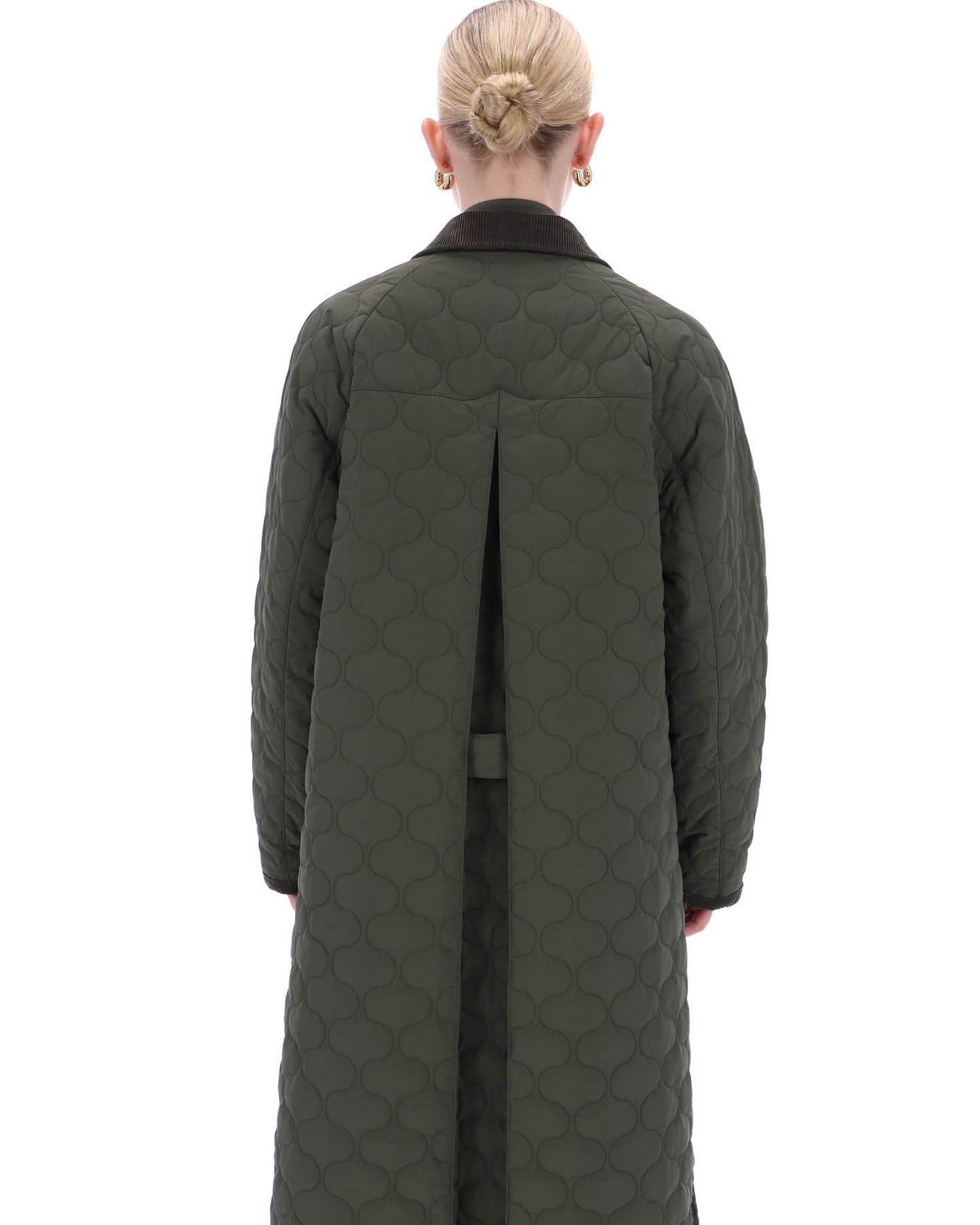 Hunter Fionn Womens Long Quilted Jacket - Kambaba