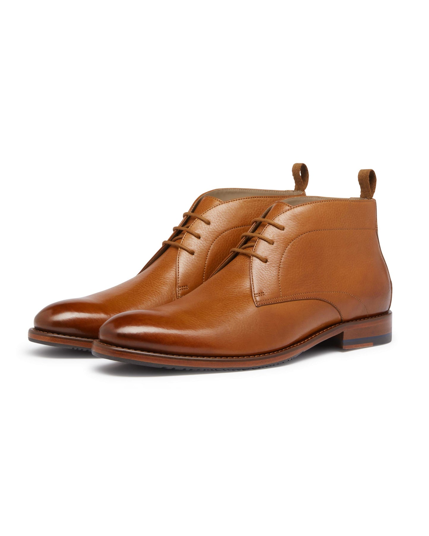 Oliver Sweeney Farleton Mens Milled Leather Chukka Boots - Light Tan