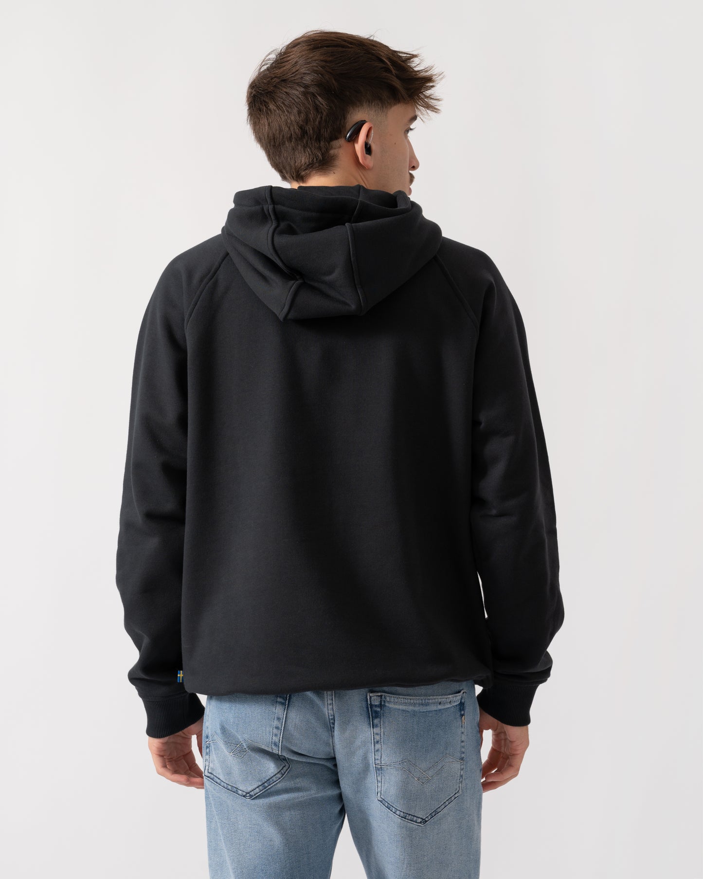 Fjallraven Classic Mens Hoodie - Black 550