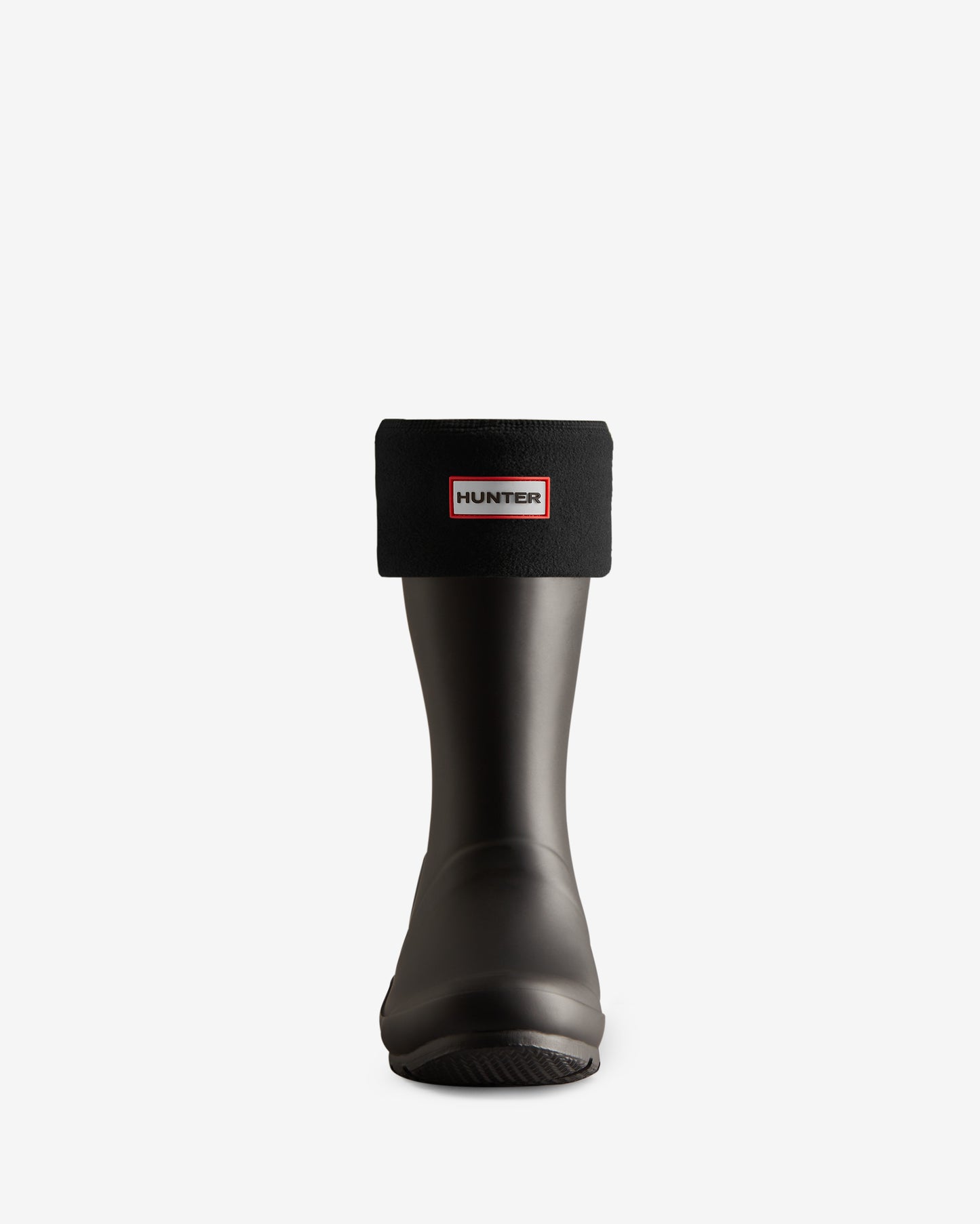 Hunter Fleece Short Boot Sock - Black
