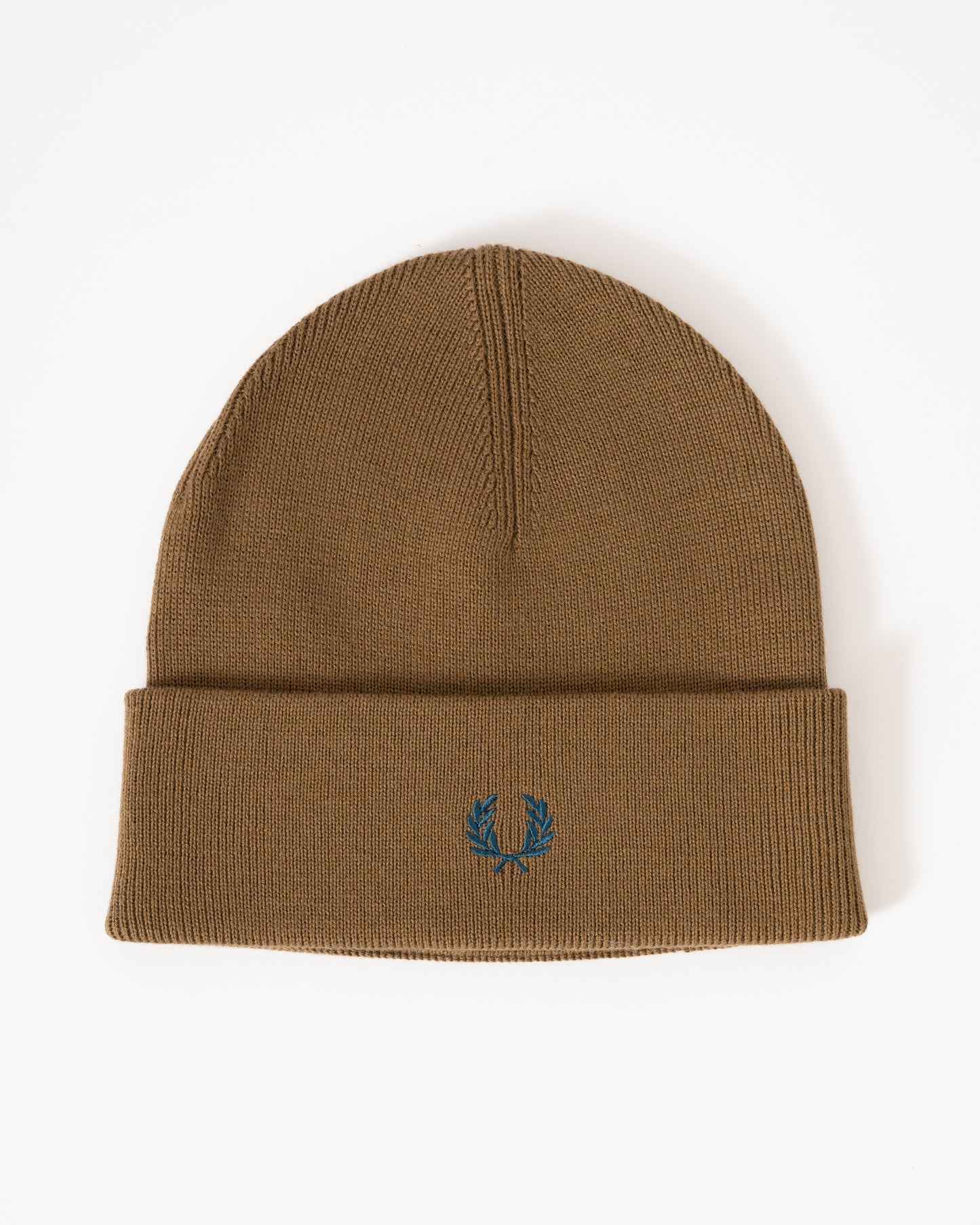 Fred Perry Mens Classic Beanie - Shaded Stone/Petrol Z68