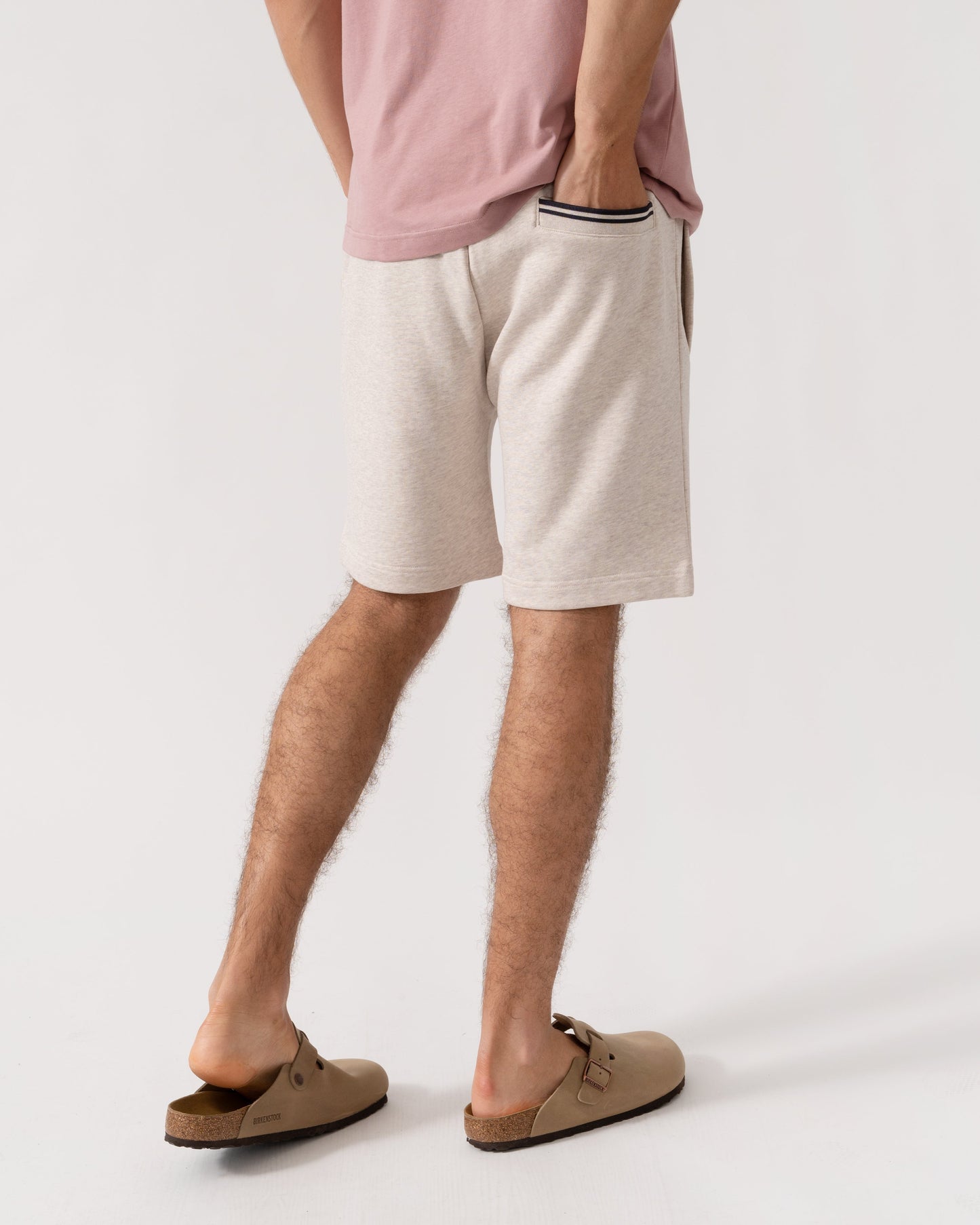 Fred Perry Mens Classic Sweat Short - Porridge Marl X23