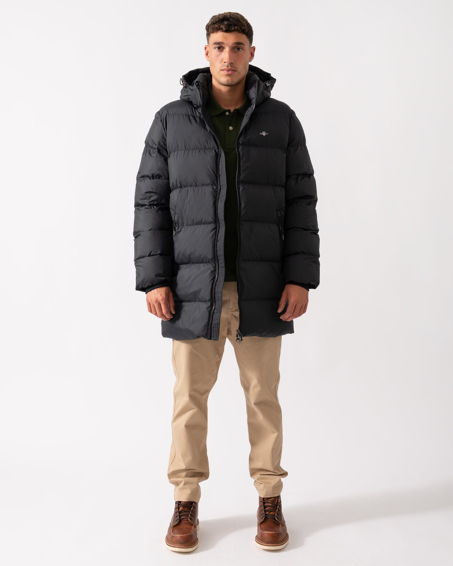 GANT Mens Active Cloud Mid Length Jacket - 5 Black