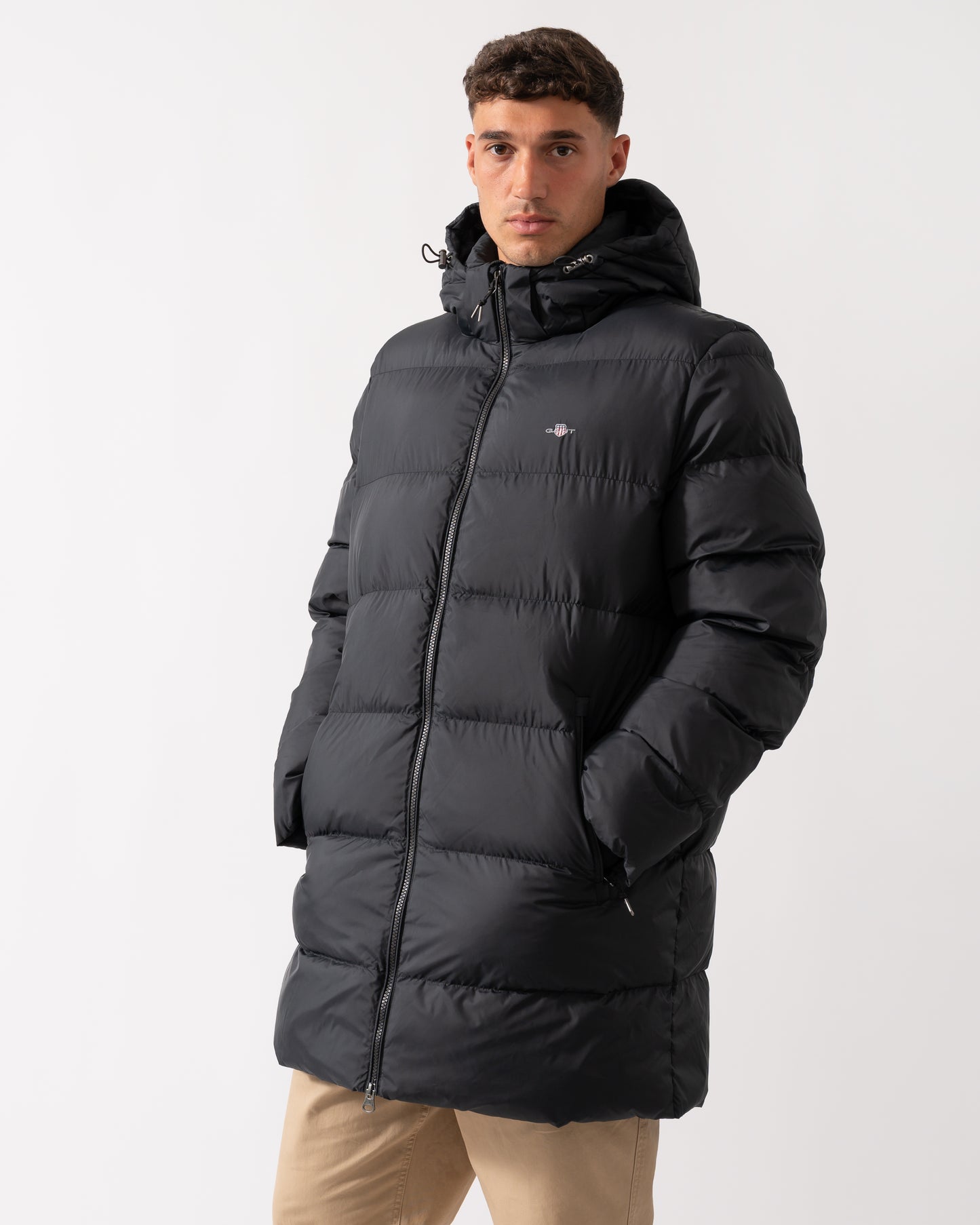 GANT Mens Active Cloud Mid Length Jacket - 5 Black