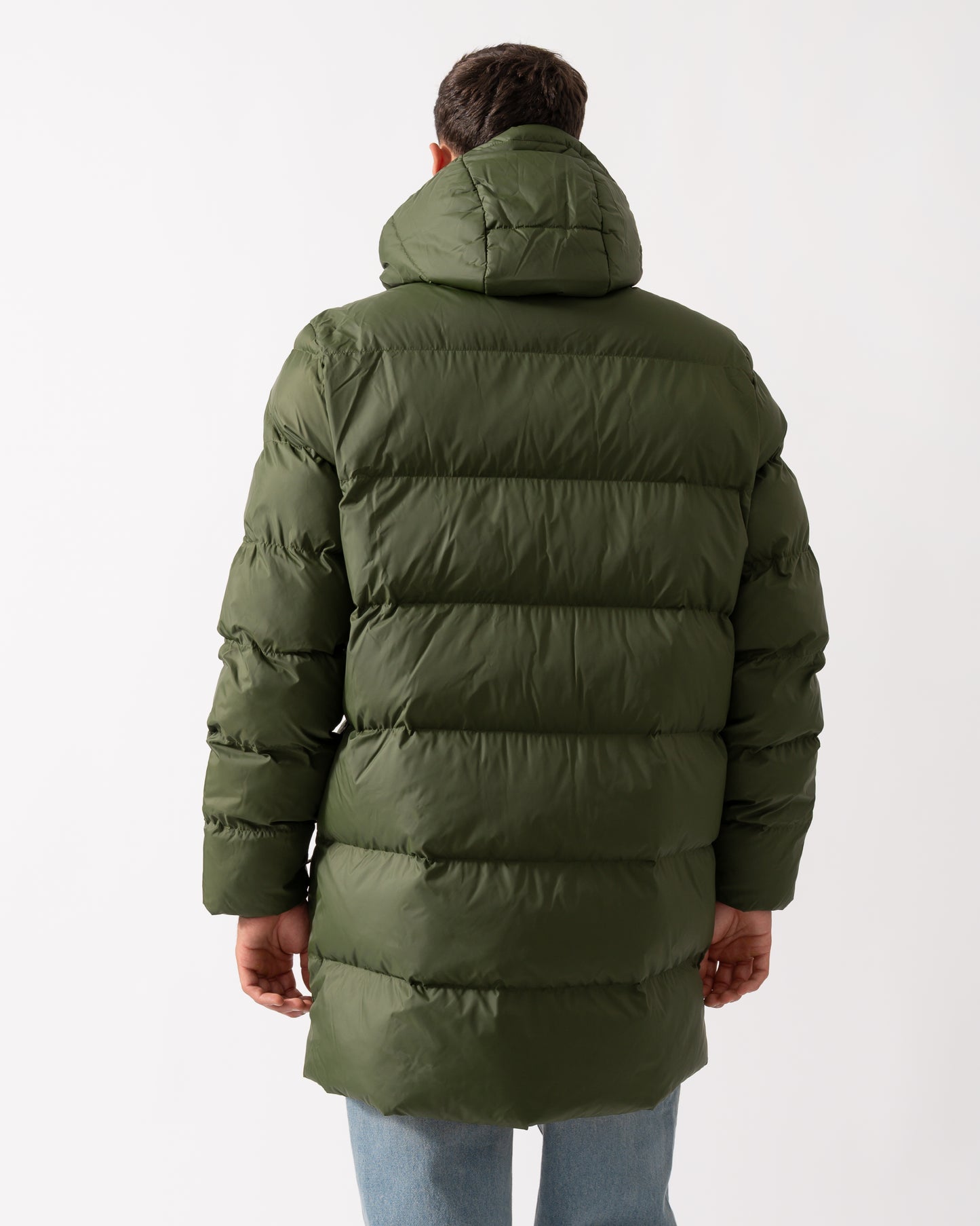 GANT Mens Active Cloud Mid Length Puffer Jacket - 360 Country Green