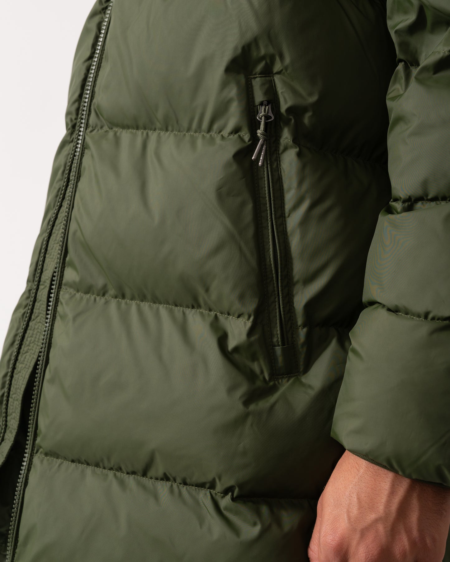 GANT Mens Active Cloud Mid Length Puffer Jacket - 360 Country Green