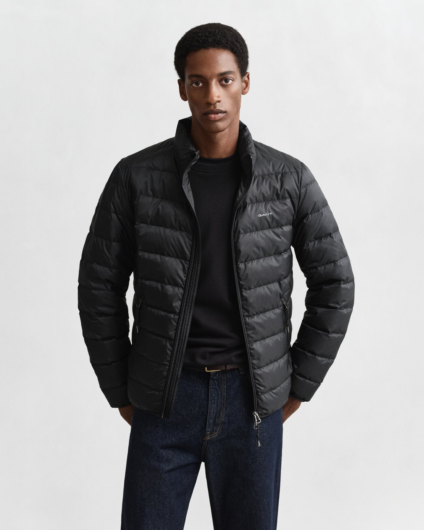 GANT Mens Light Down Padded Jacket - 5 Black