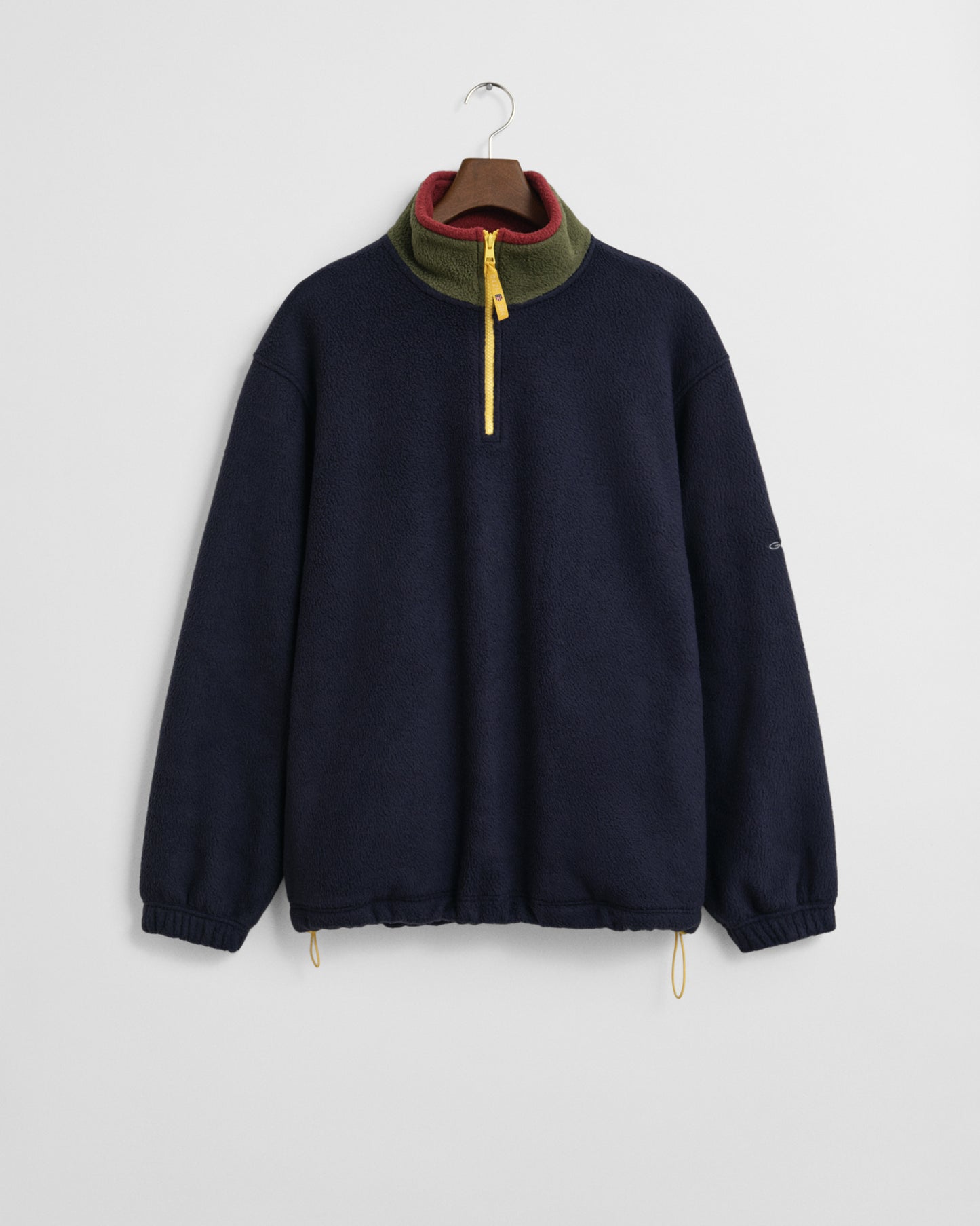 GANT Mens Color-Block Fleece - 433 Evening Blue