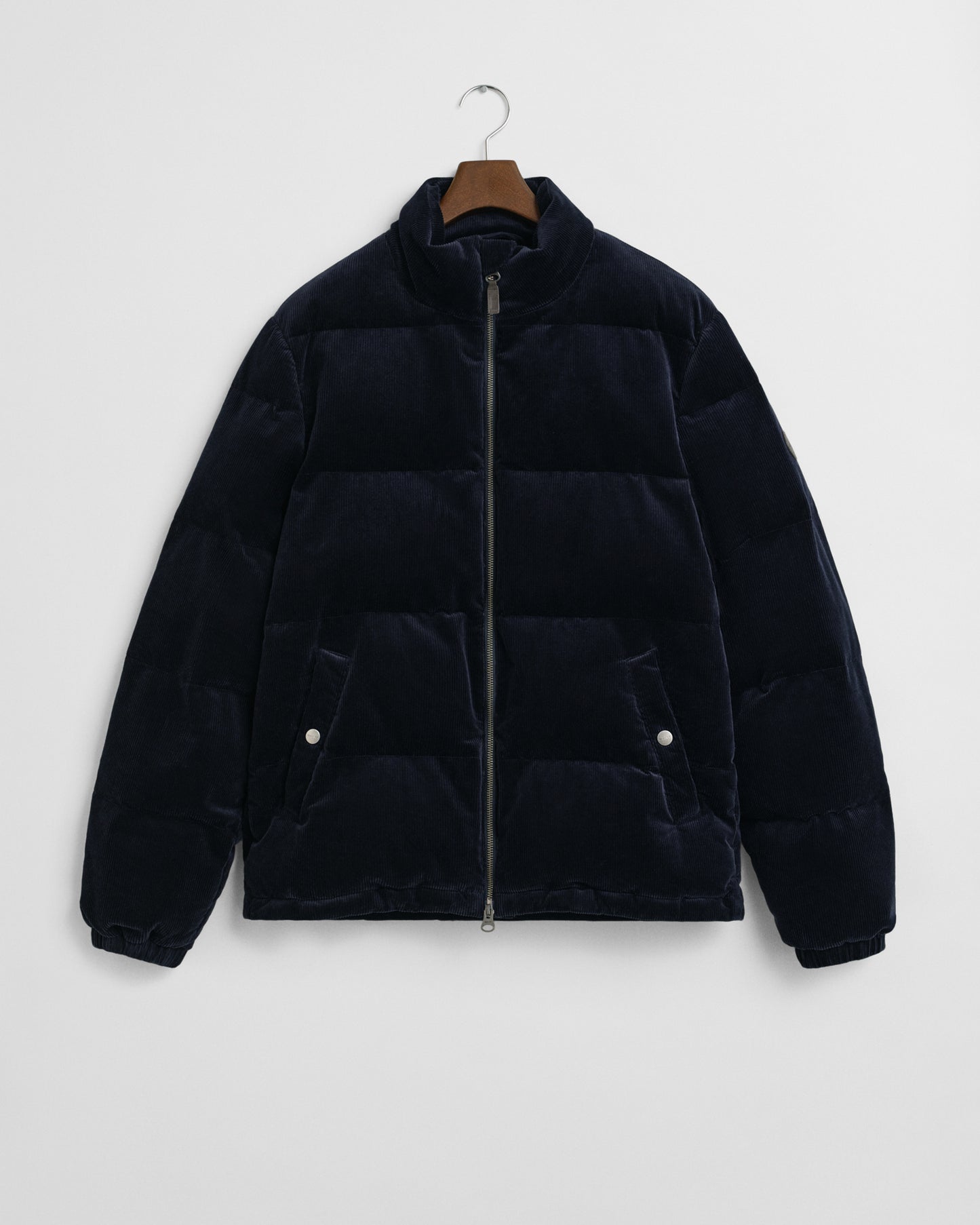 GANT Mens Cord Puffer Jacket - 433 Evening Blue