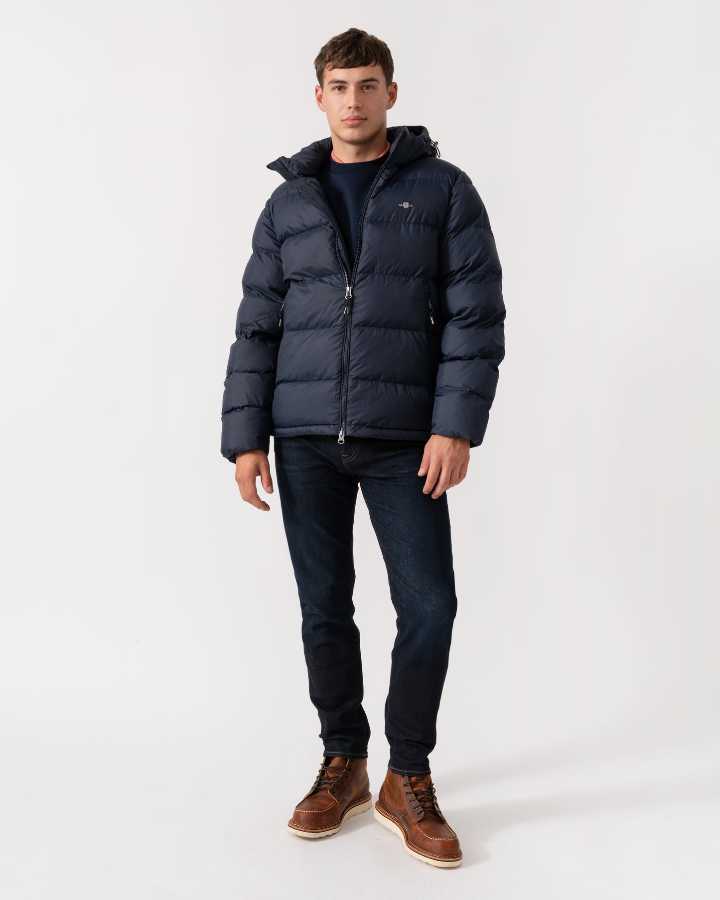 GANT Mens Active Cloud Puffer Jacket - 433 Evening Blue