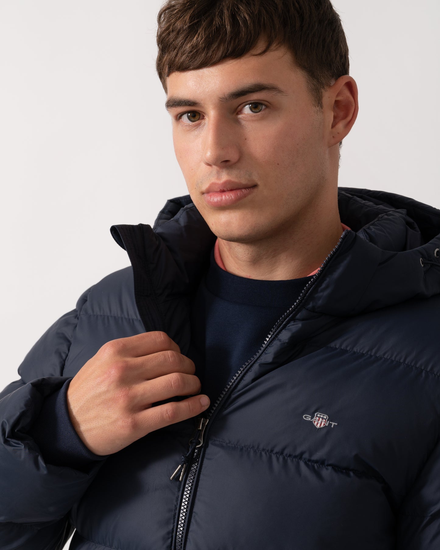 GANT Mens Active Cloud Puffer Jacket - 433 Evening Blue