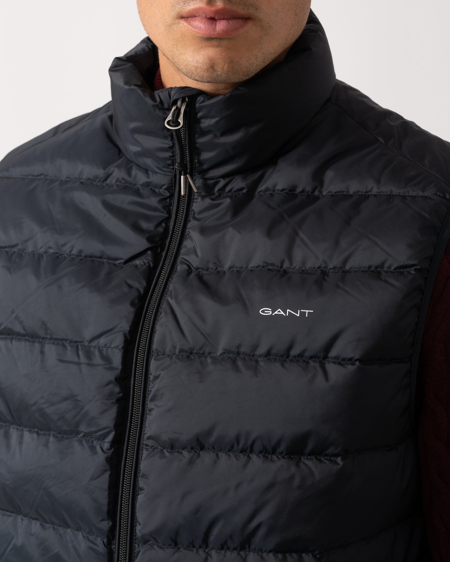 GANT Mens Light Down Padded Gilet - 5 Black