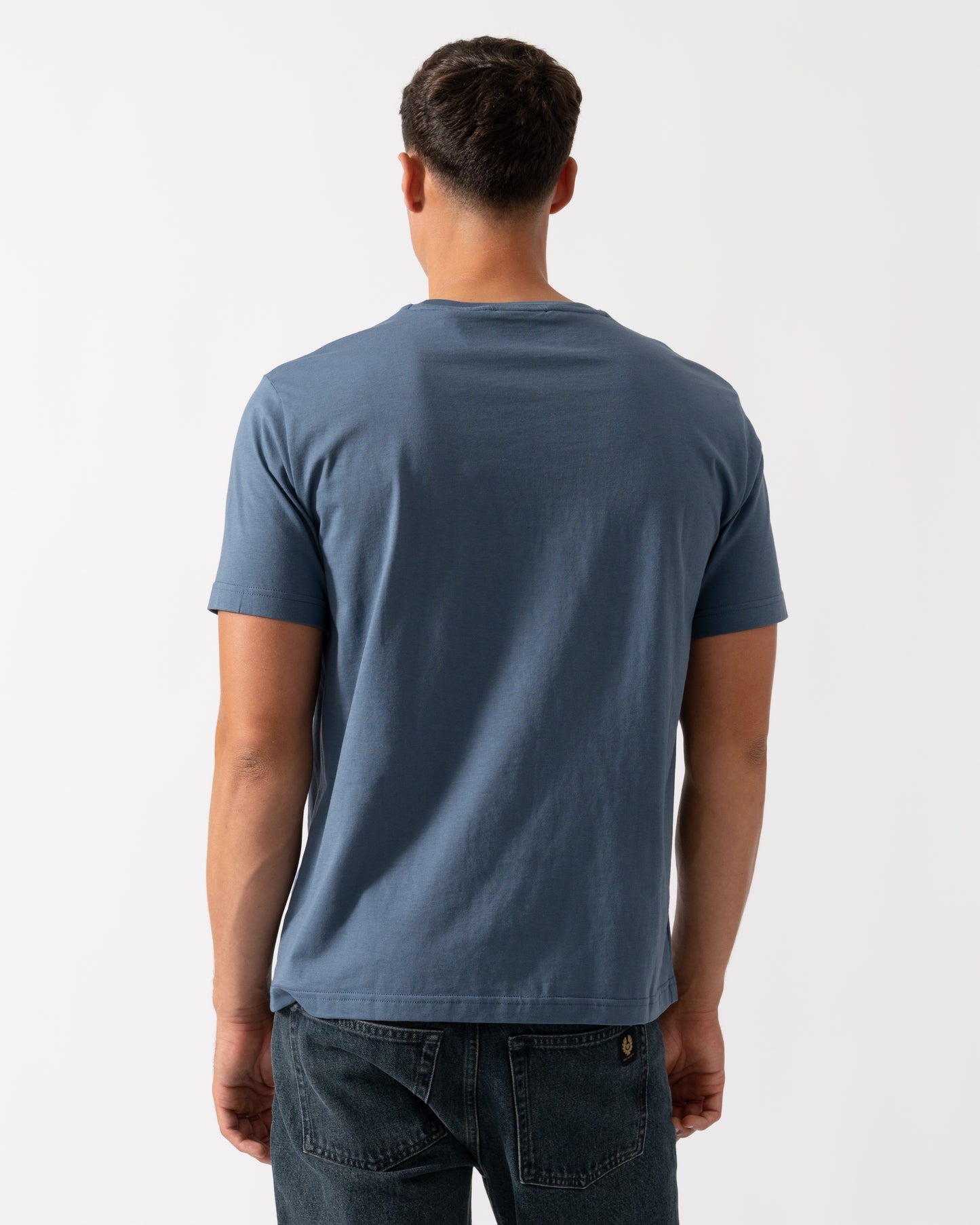 GANT Mens Printed Archive Shield T-Shirt - 472 Naval Blue