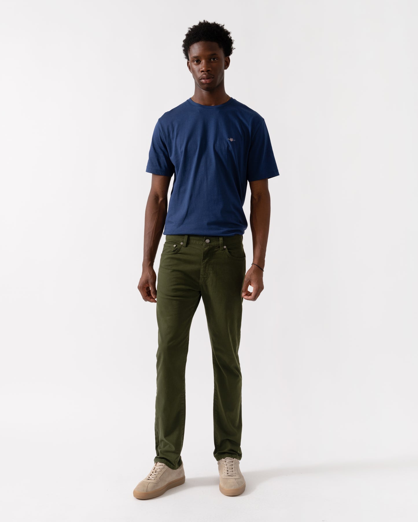 GANT Mens Regular Desert Jeans - 360 Country Green
