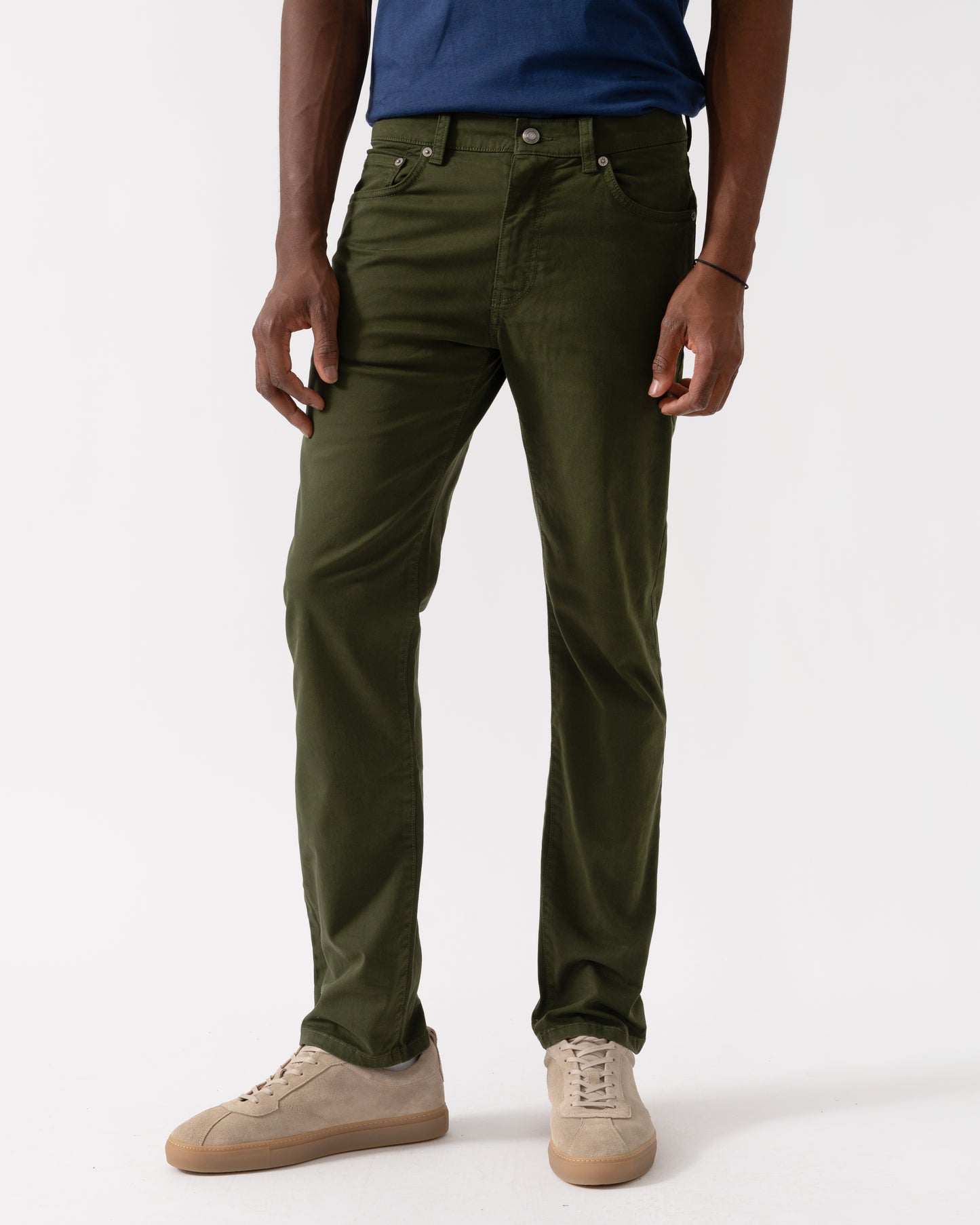 GANT Mens Regular Desert Jeans - 360 Country Green