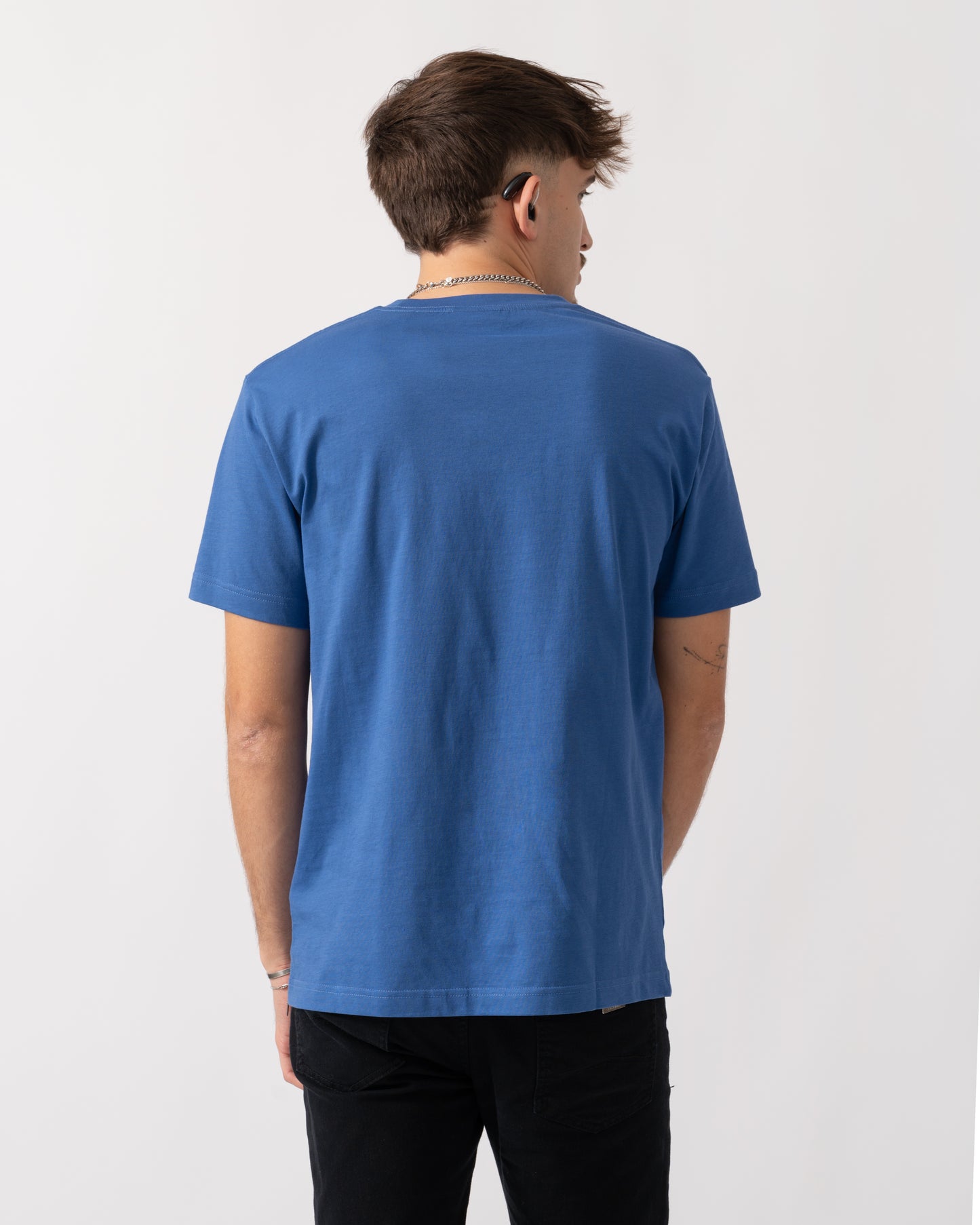 GANT Mens Regular Fit Embroidered Archive Shield T-Shirt - 407 Rich Blue