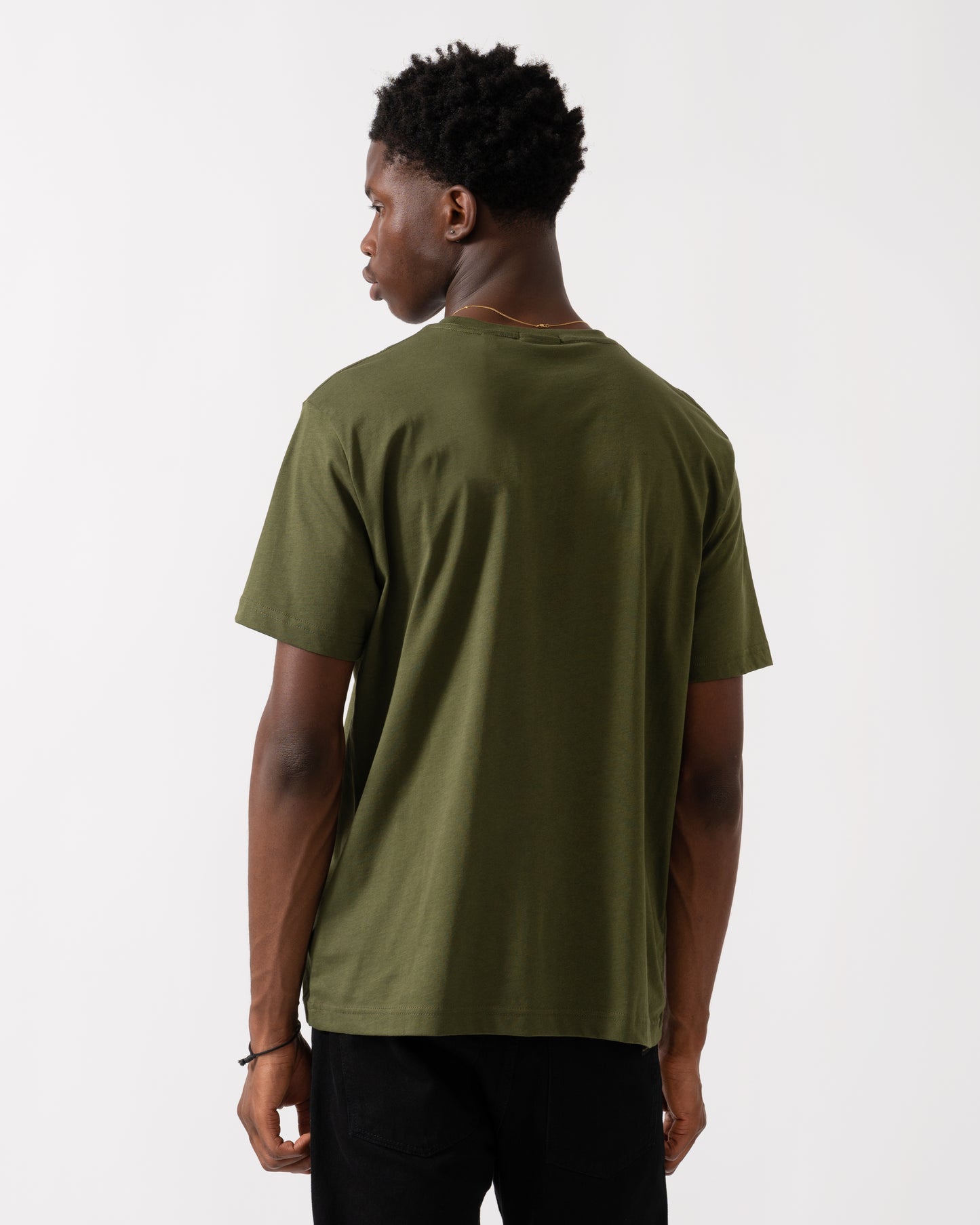 GANT Mens Regular Fit Short Sleeve Shield Logo T-Shirt - 360 Country Green