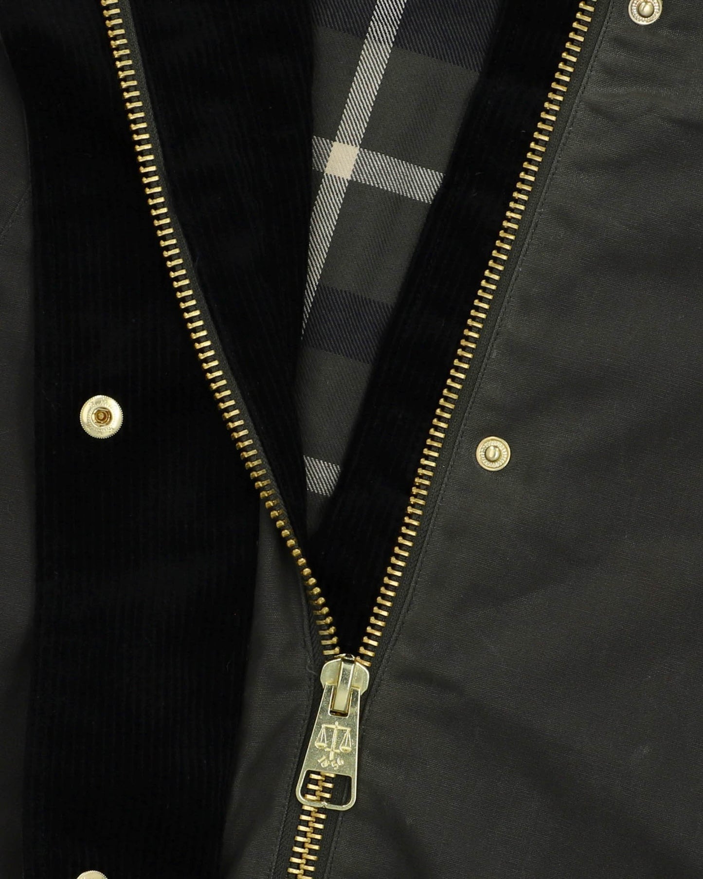 Hunter Harrow Patch Colour Block Womens Long Waxed Jacket - Kambaba