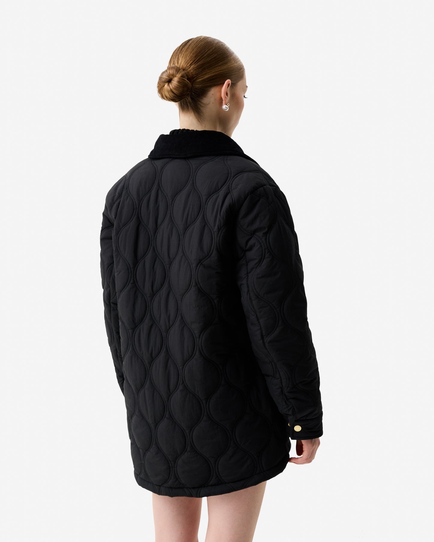 Hunter Witton Womens Quilted Jacket - Black