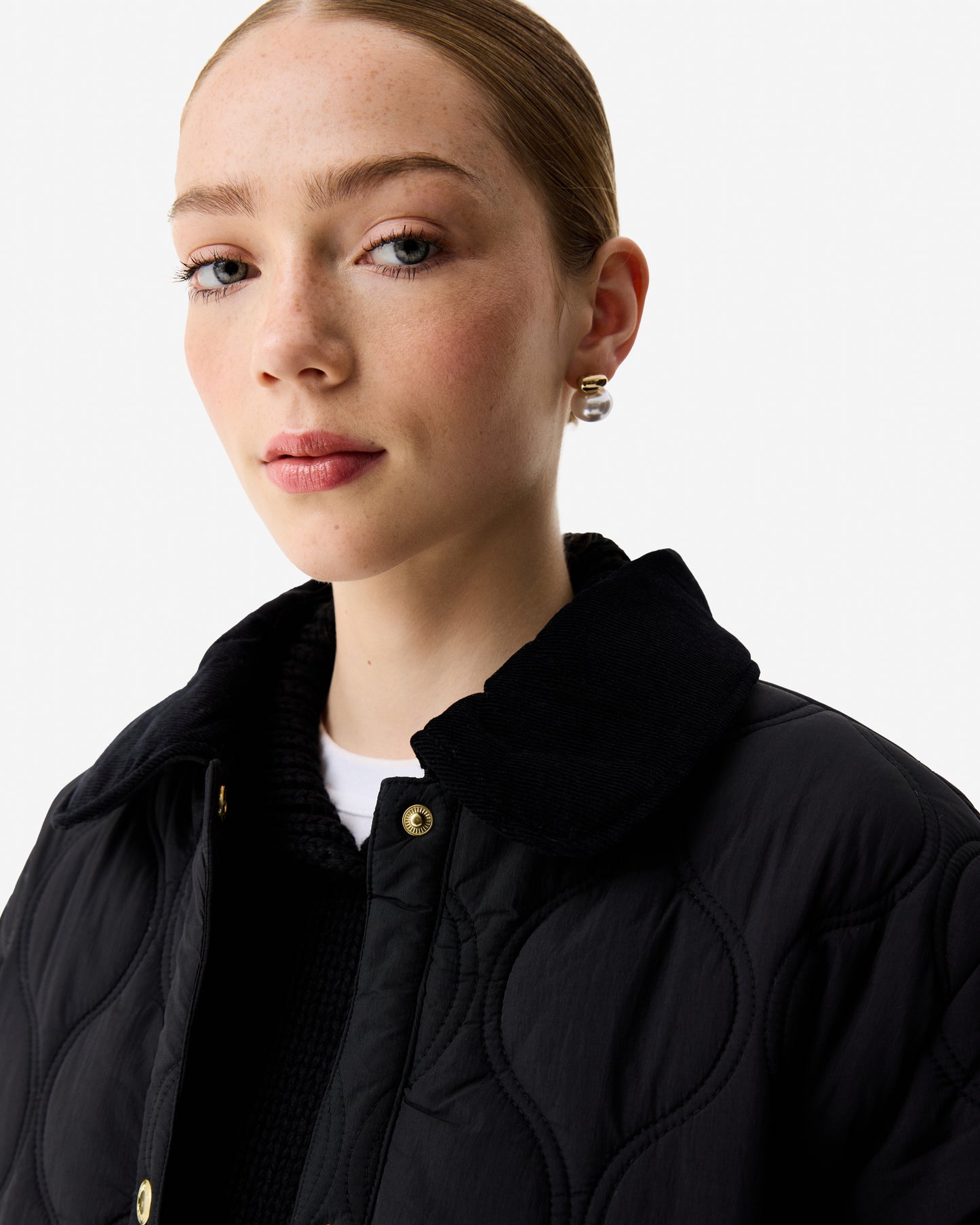 Hunter Witton Womens Quilted Jacket - Black