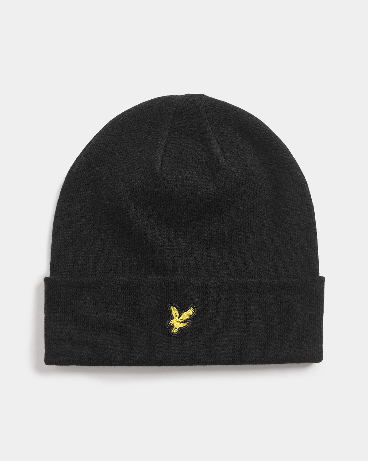 Lyle & Scott Cotton Merino Beanie - Z865 Jet Black
