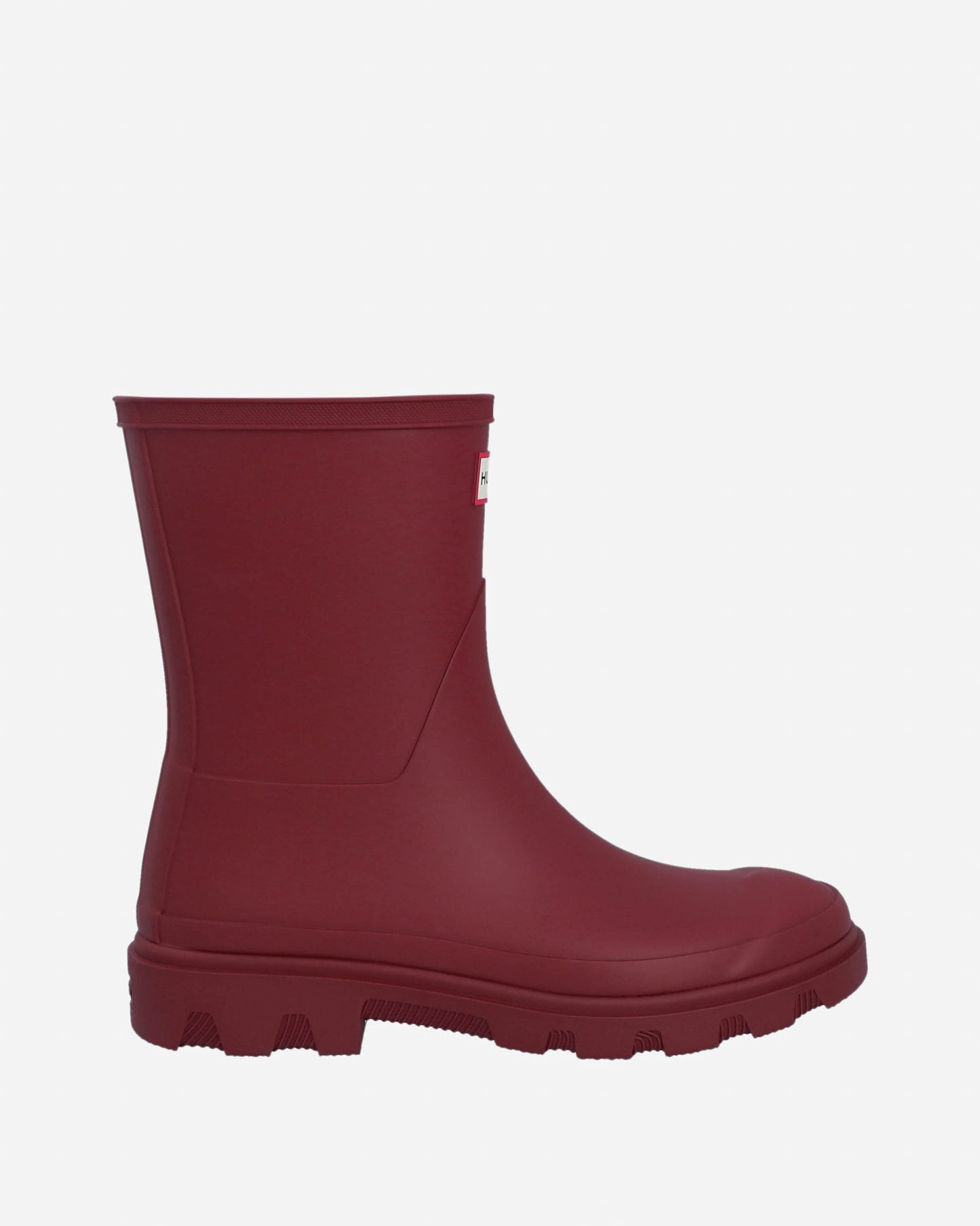 Hunter Unisex Downpour Short Boot - Merlot