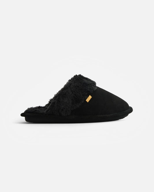 Hunter Womens Mule Slipper - Black
