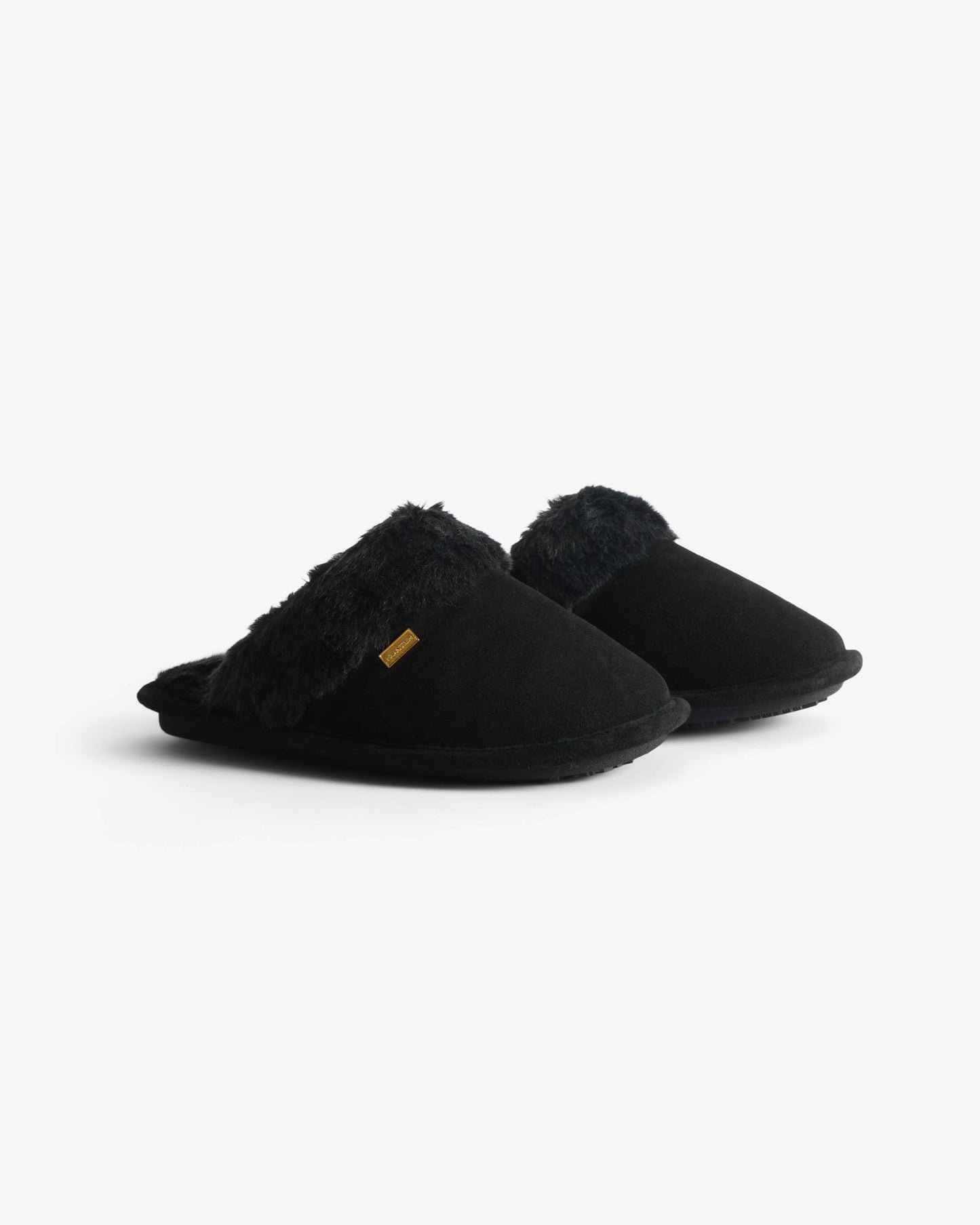 Hunter Womens Mule Slipper - Black