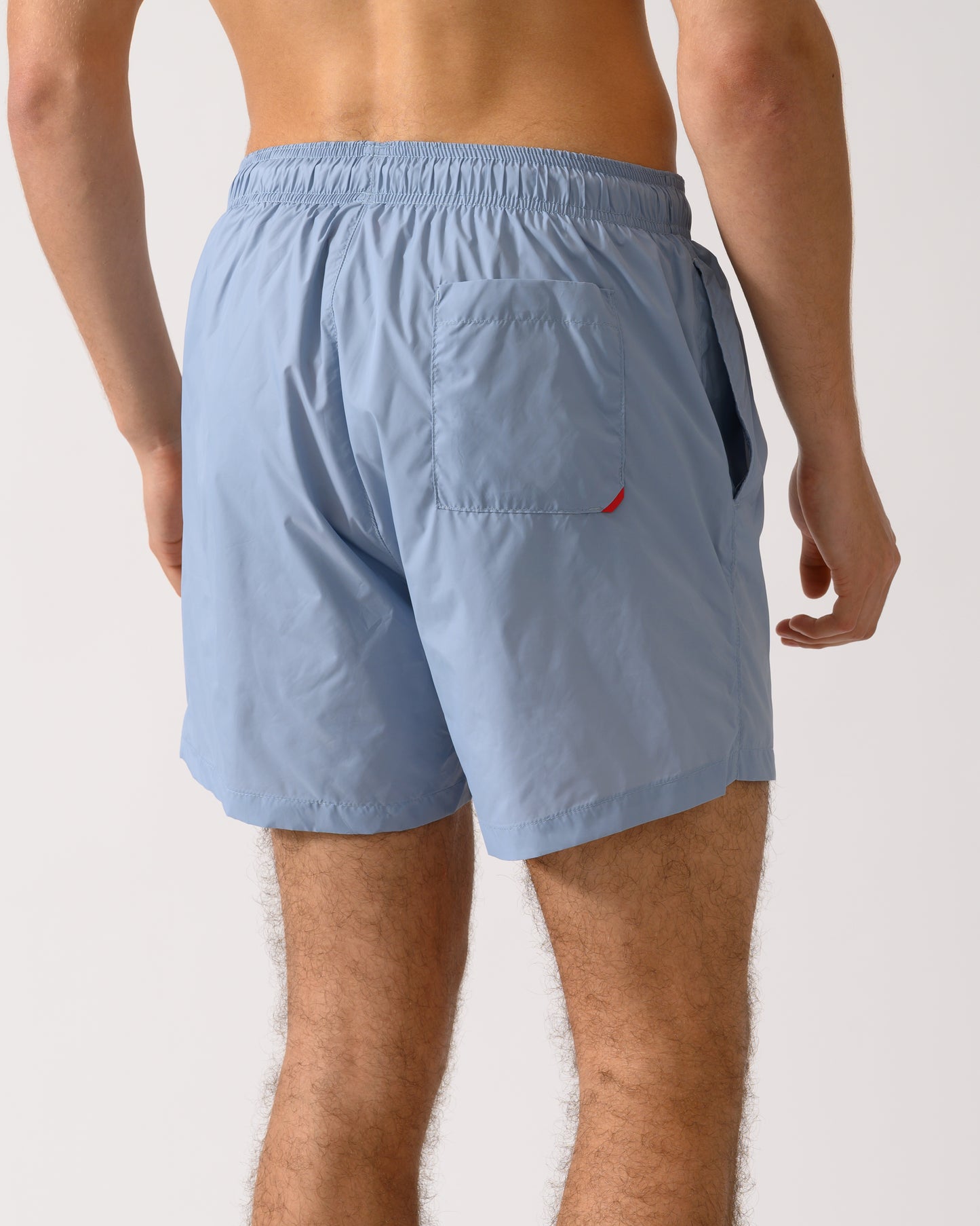 HUGO HAITI Mens Fully Lined Swim Shorts with Contrast Logo