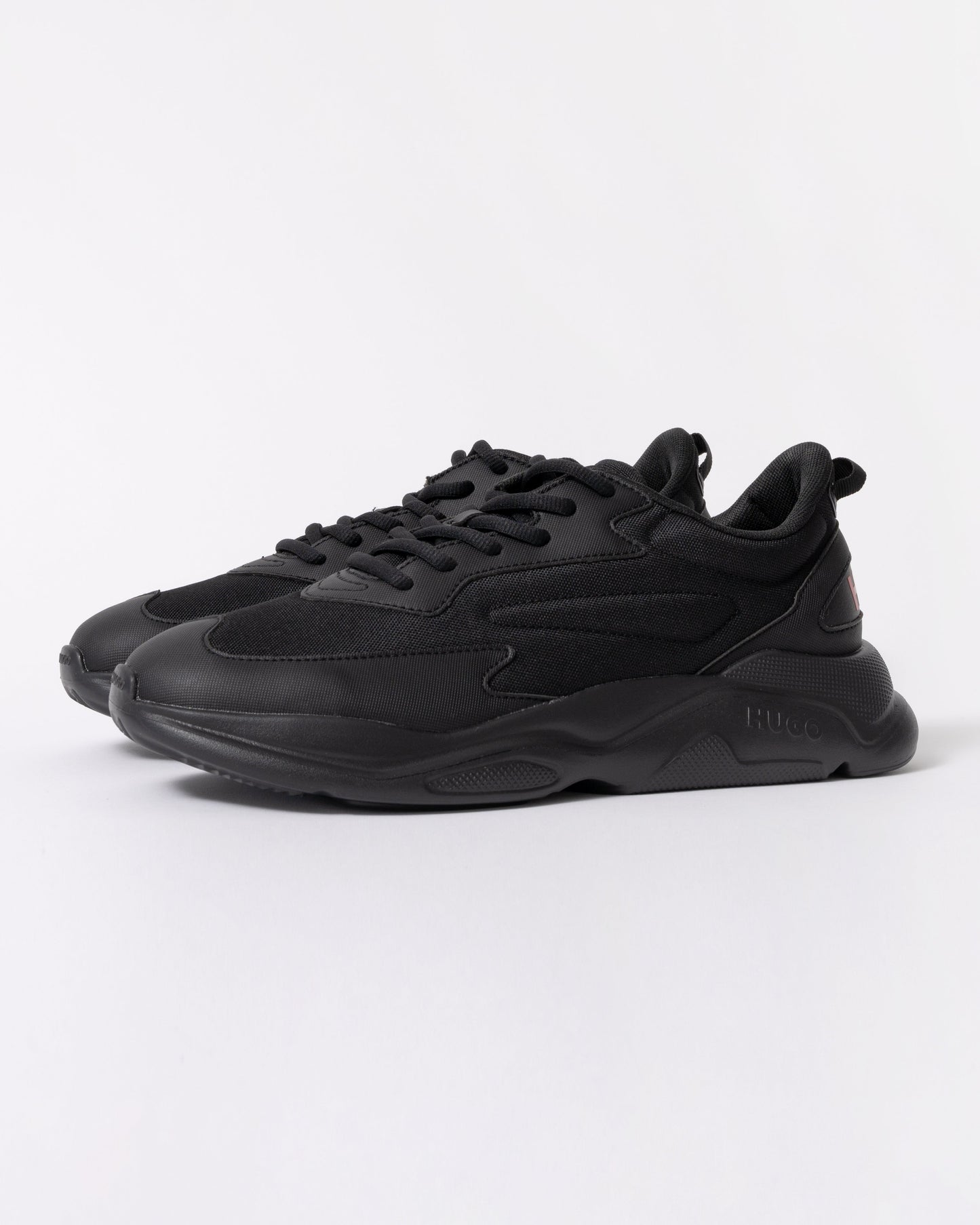 HUGO Leon_Runn_cvpu_N Mens Trainers - Black 006