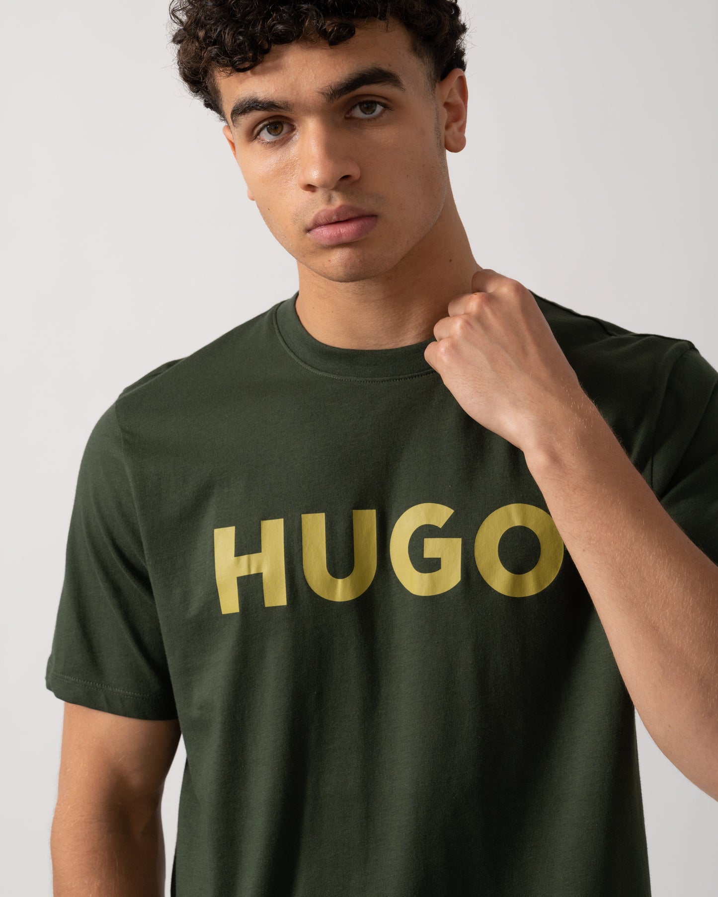 HUGO Dulivio Mens T-Shirt - Dark Green 309